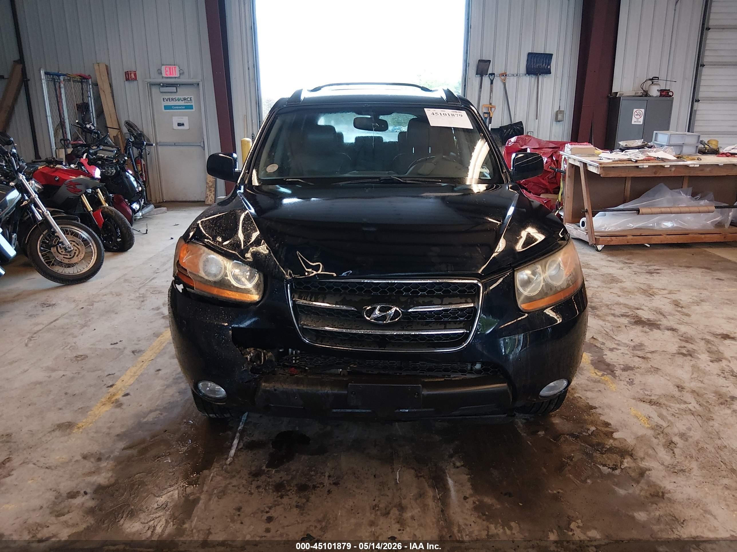 2009 Hyundai Santa Fe Limited Black vin: 5NMSH73E89H230237