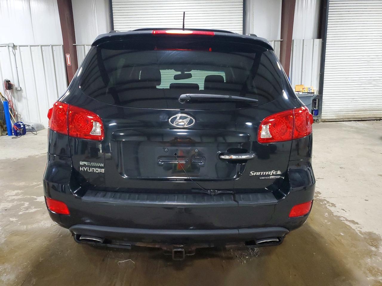 2009 Hyundai Santa Fe Limited Black vin: 5NMSH73E89H309701