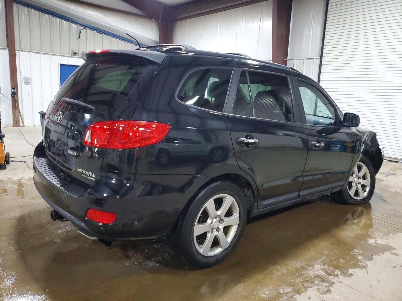 2009 Hyundai Santa Fe Limited Black vin: 5NMSH73E89H309701