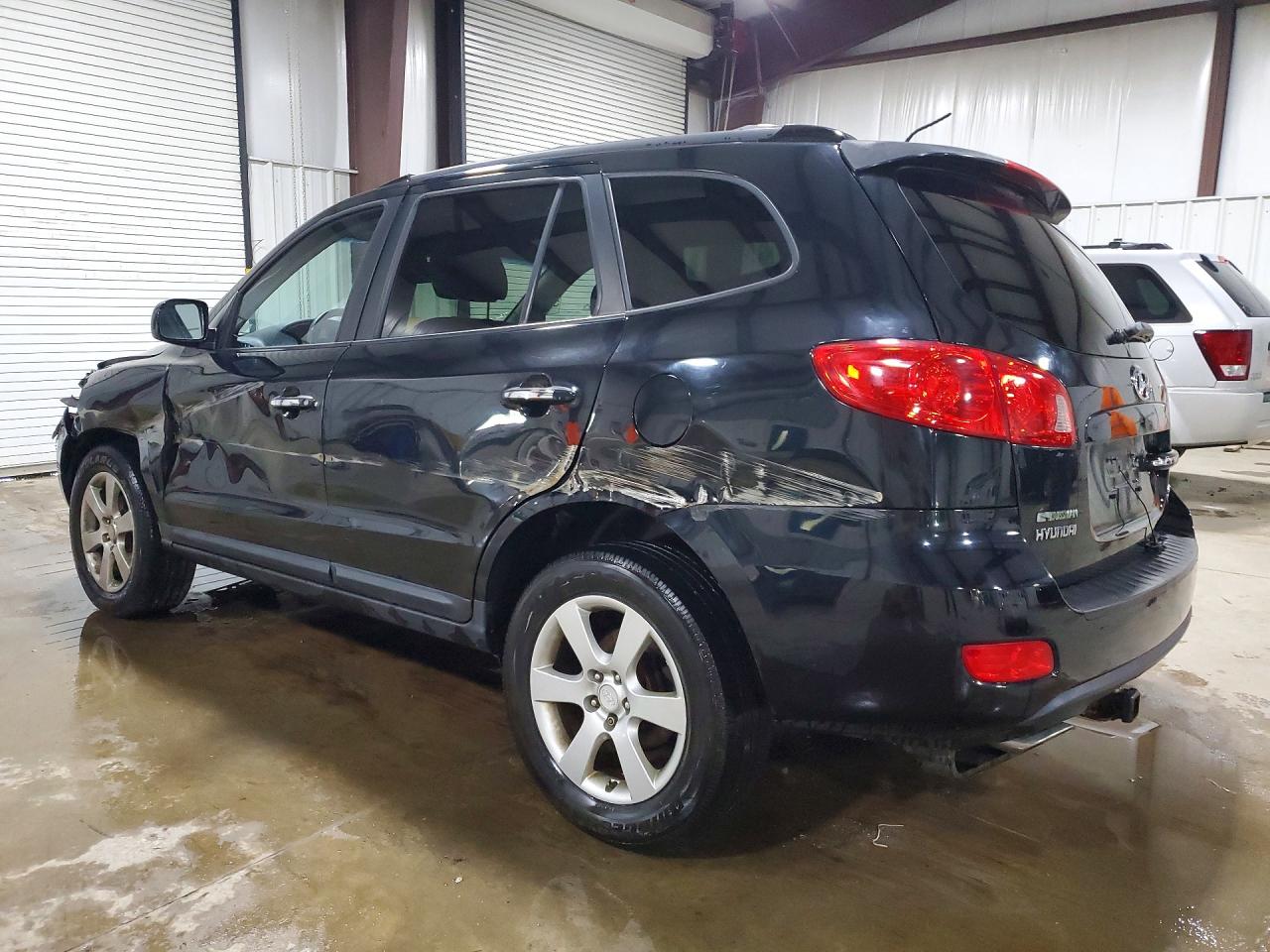 2009 Hyundai Santa Fe Limited Black vin: 5NMSH73E89H309701