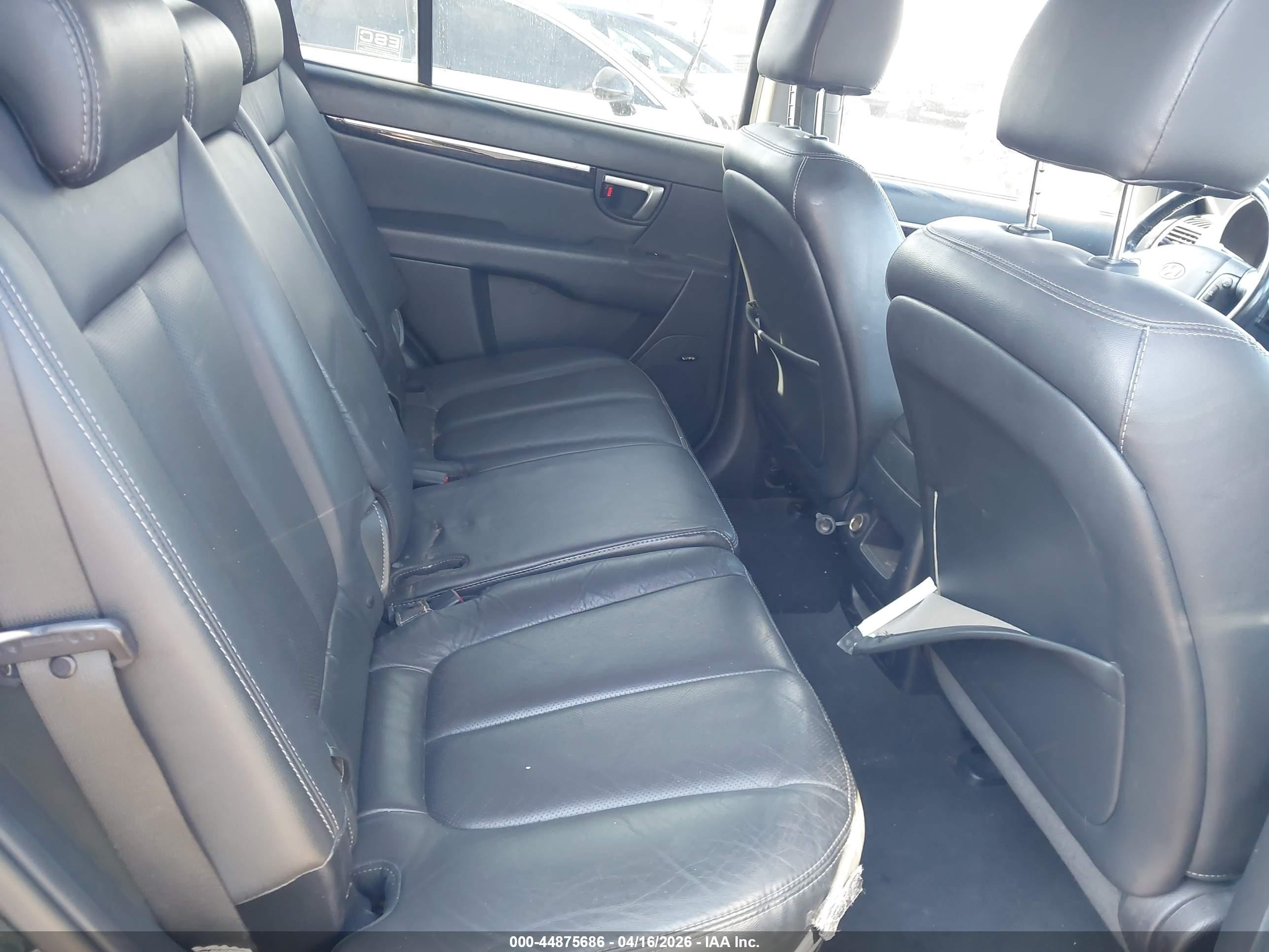 2009 Hyundai Santa Fe Limited Black vin: 5NMSH73E89H312405