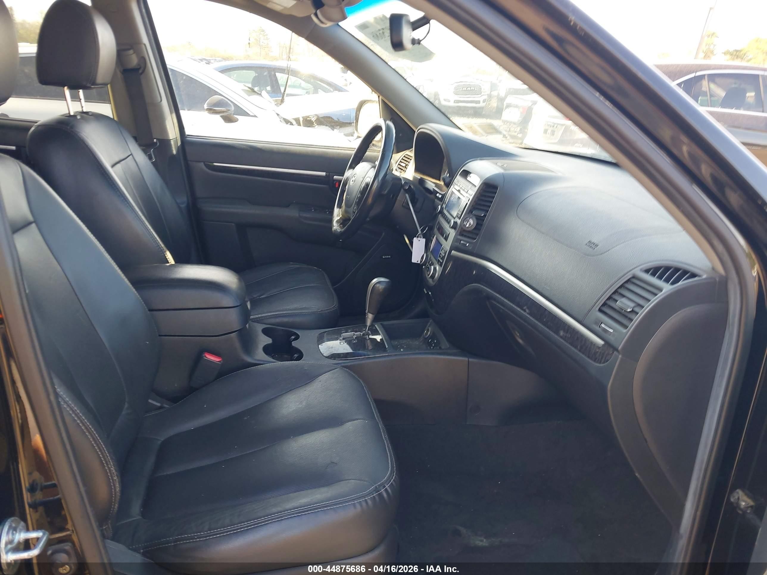 2009 Hyundai Santa Fe Limited Black vin: 5NMSH73E89H312405