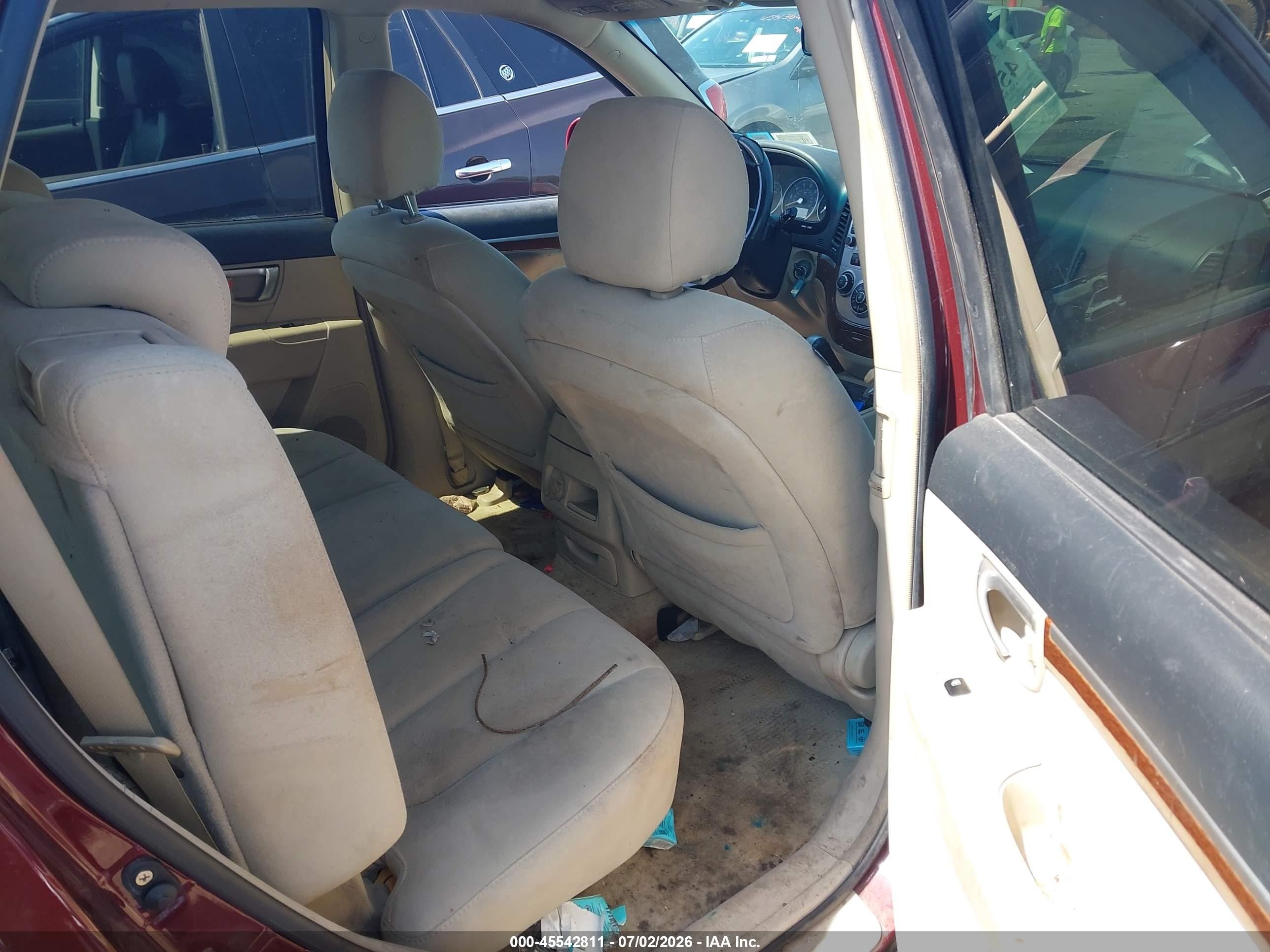 2009 Hyundai Santa Fe Se Purple vin: 5NMSH73E89H313991