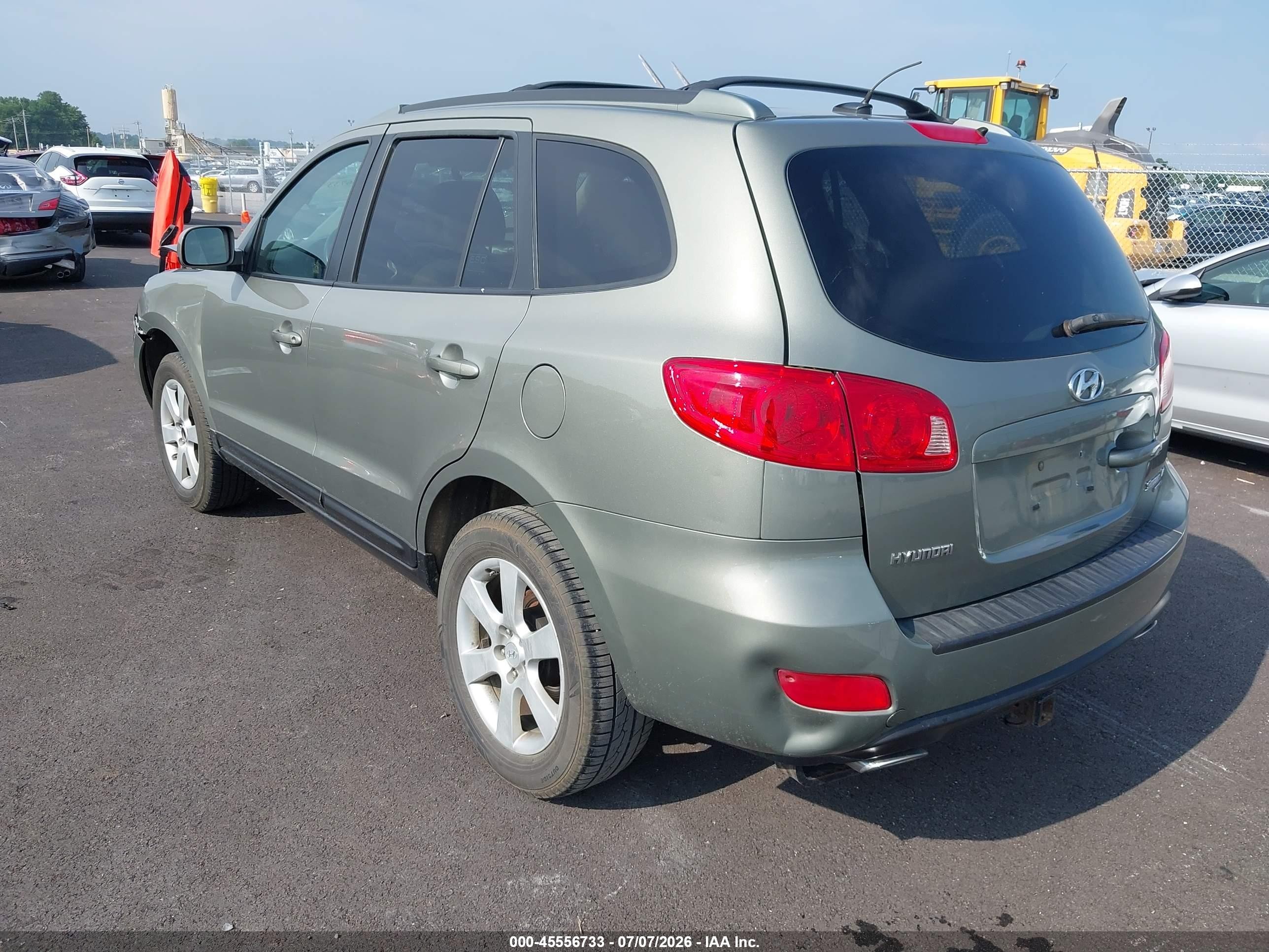 2007 Hyundai Santa Fe Limited/se Зеленый vin: 5NMSH73E97H117264