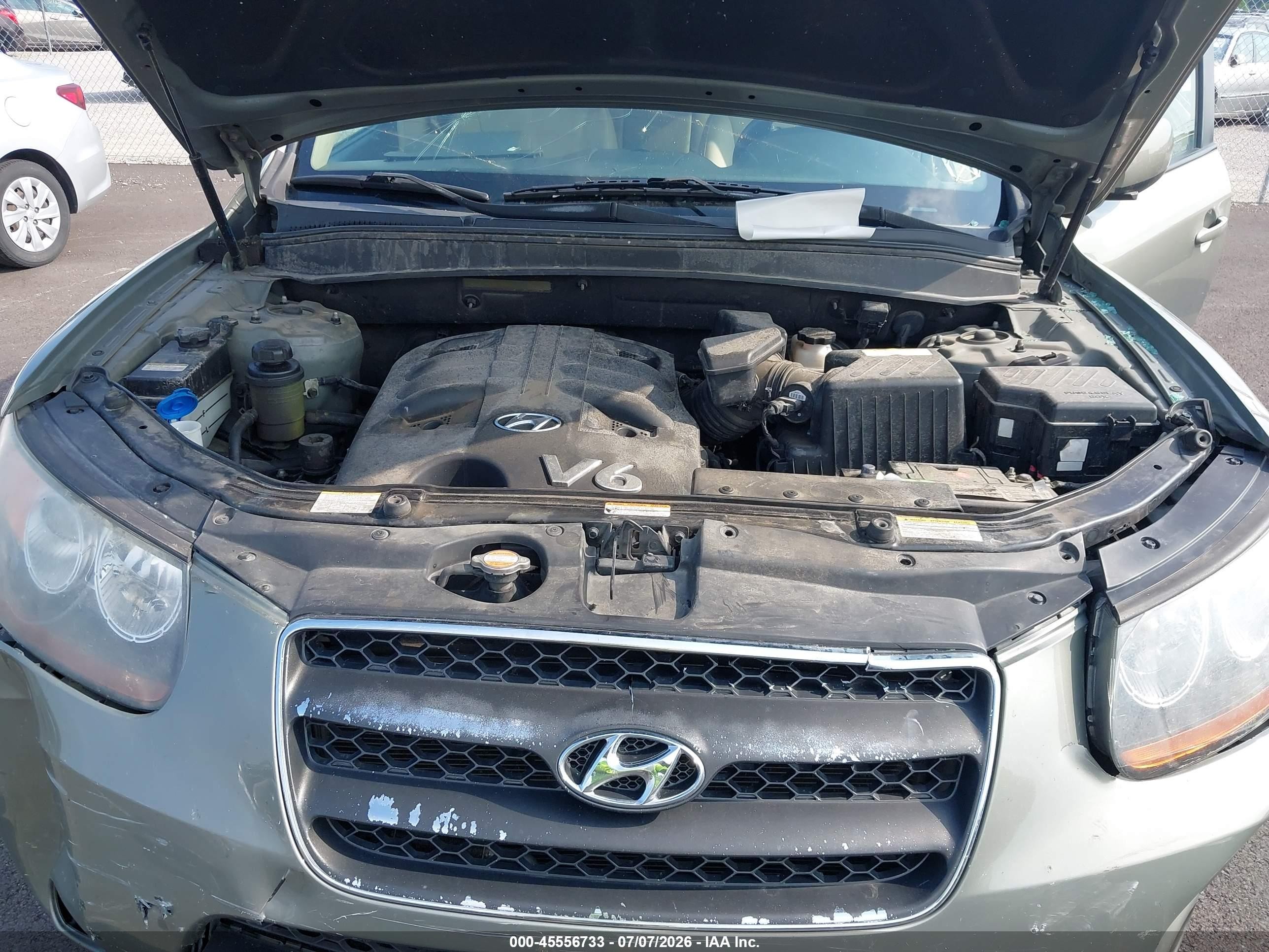 2007 Hyundai Santa Fe Limited/se Зеленый vin: 5NMSH73E97H117264