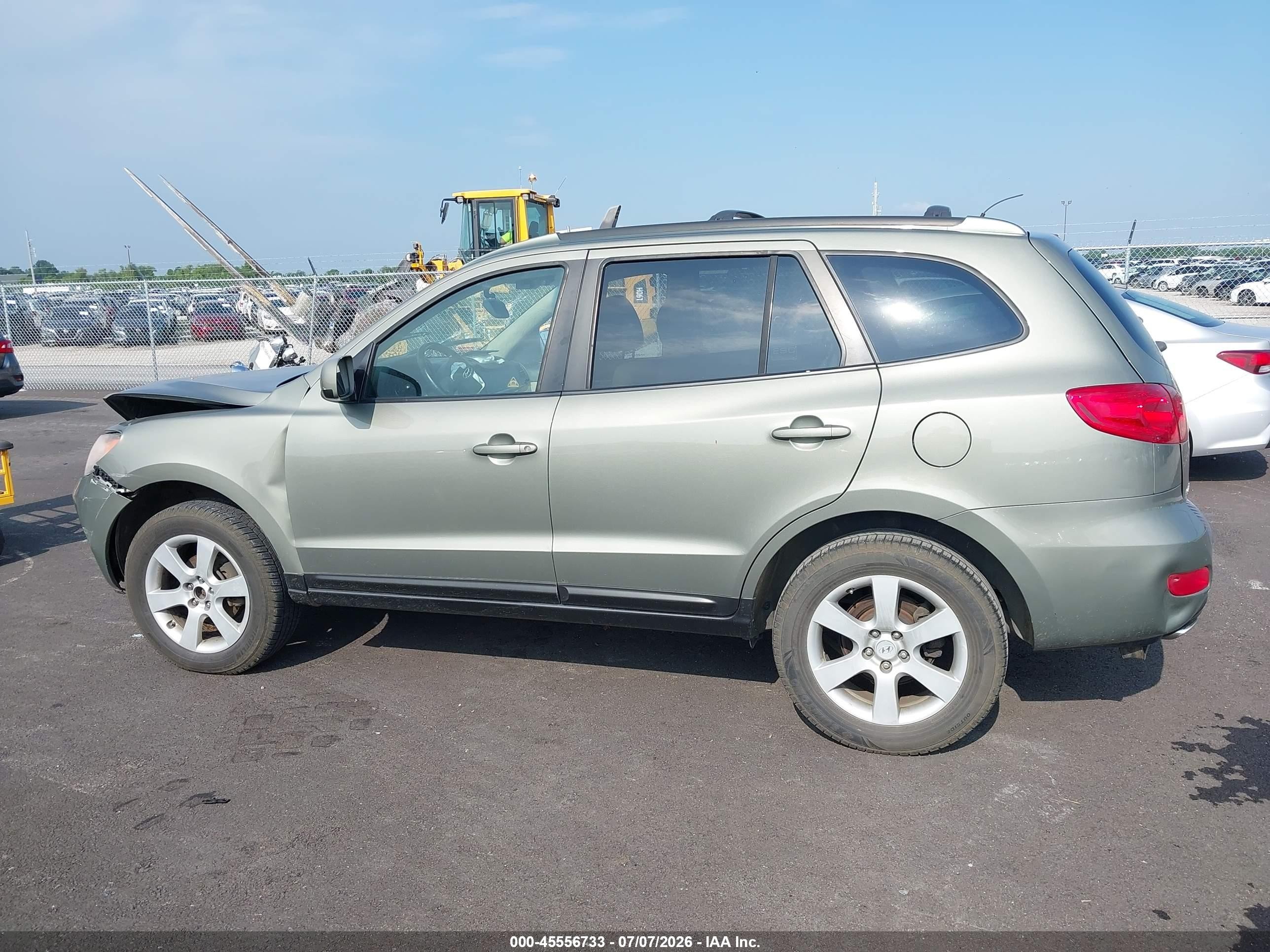 2007 Hyundai Santa Fe Limited/se Зеленый vin: 5NMSH73E97H117264