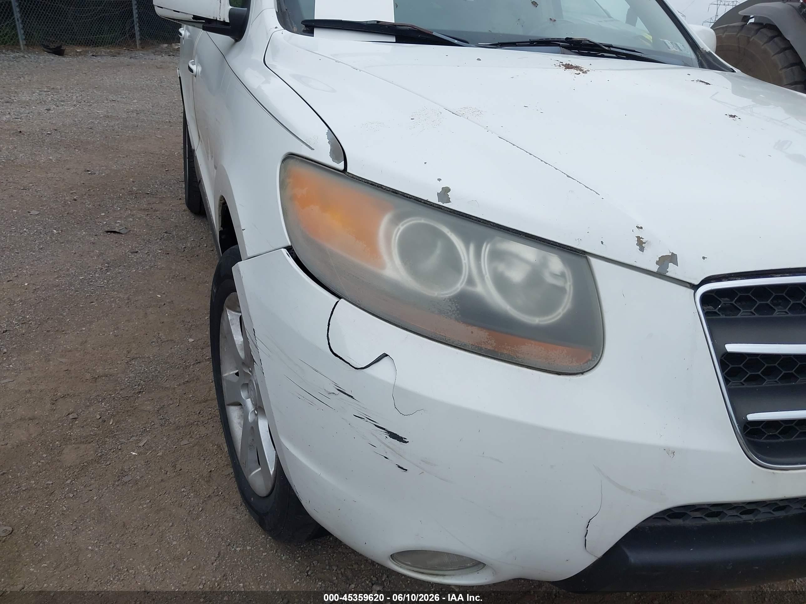 2007 Hyundai Santa Fe Limited/se White vin: 5NMSH73E97H122514