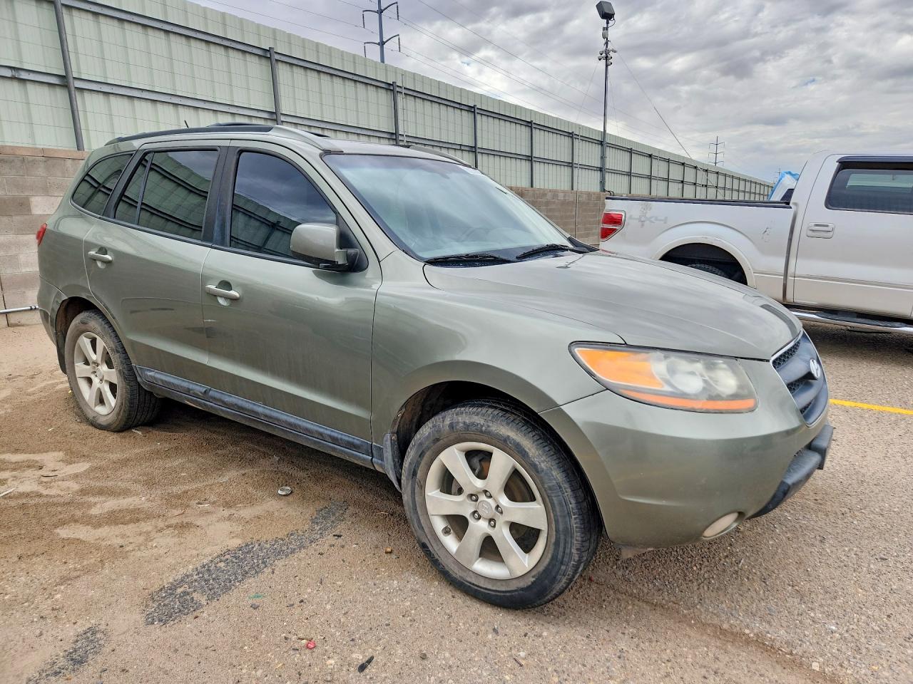 2008 Hyundai Santa Fe Se Зеленый vin: 5NMSH73E98H161766