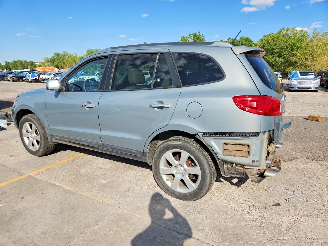 2008 Hyundai Santa Fe Se Silver vin: 5NMSH73E98H189678