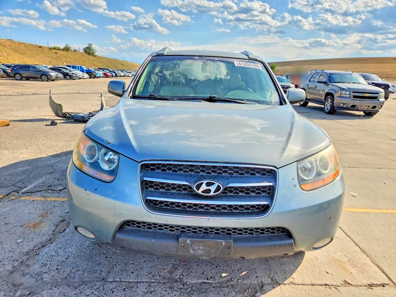 2008 Hyundai Santa Fe Se Silver vin: 5NMSH73E98H189678