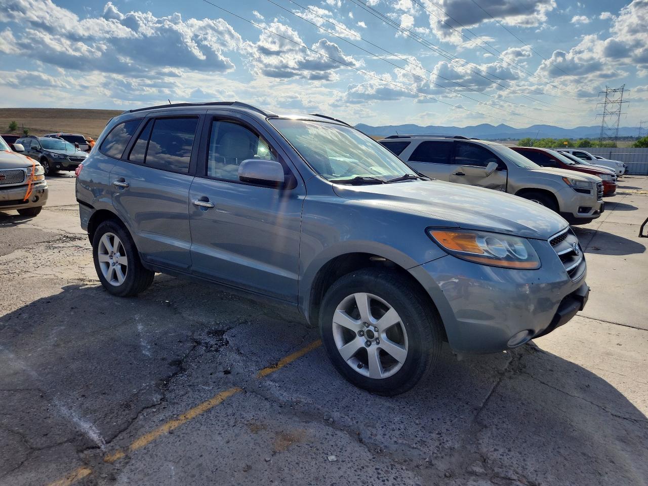 2008 Hyundai Santa Fe Se Silver vin: 5NMSH73E98H189678