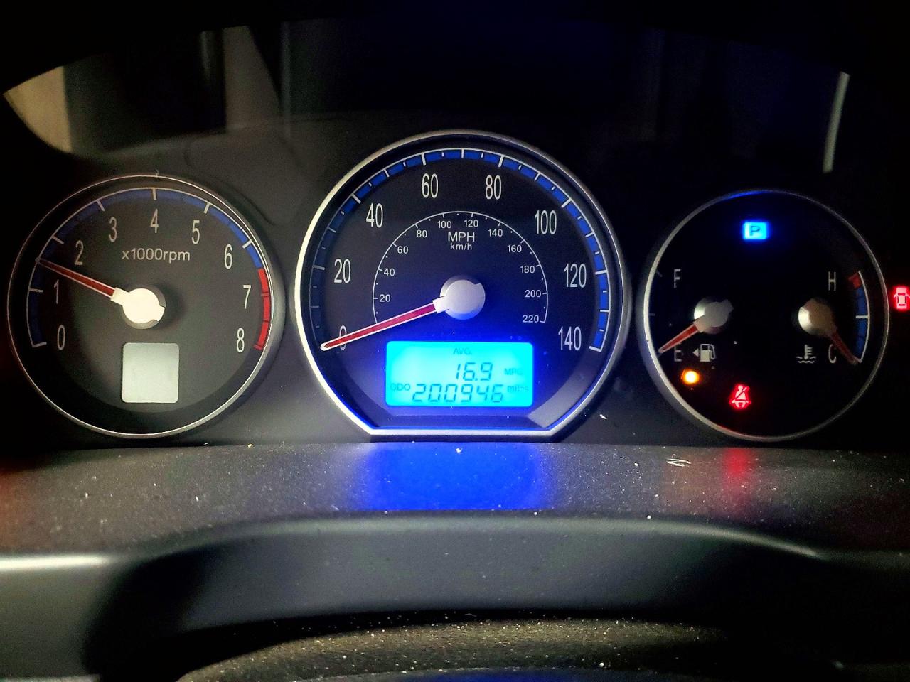 2008 Hyundai Santa Fe Maroon vin: 5NMSH73E98H190832