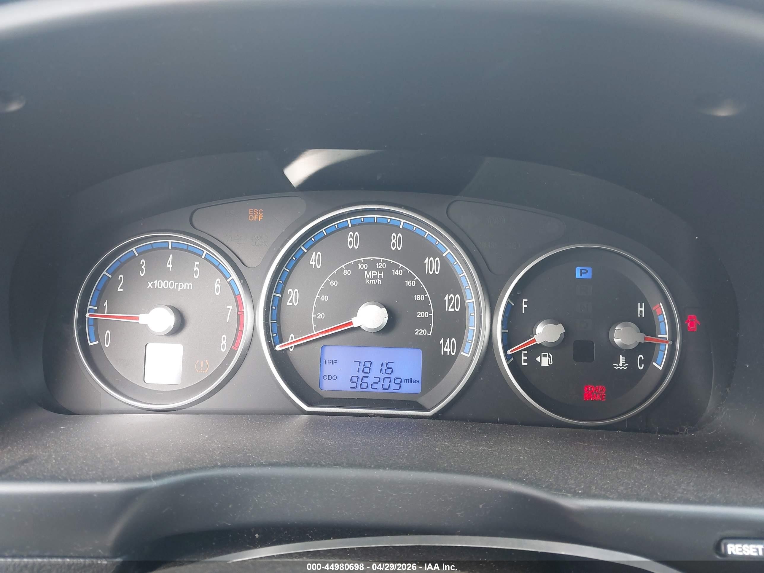 2008 Hyundai Santa Fe Limited/se Синий vin: 5NMSH73E98H201666