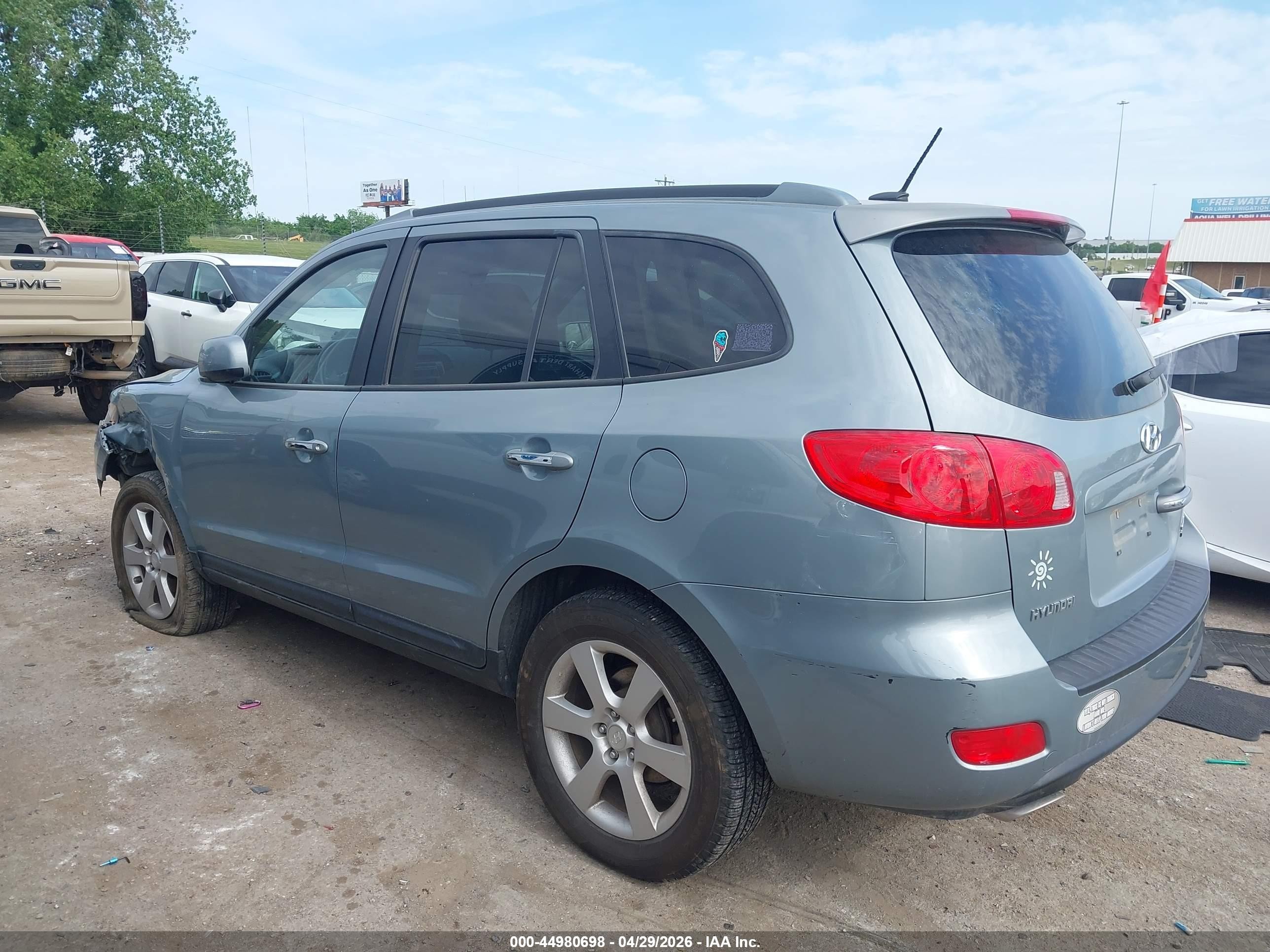 2008 Hyundai Santa Fe Limited/se Синий vin: 5NMSH73E98H201666