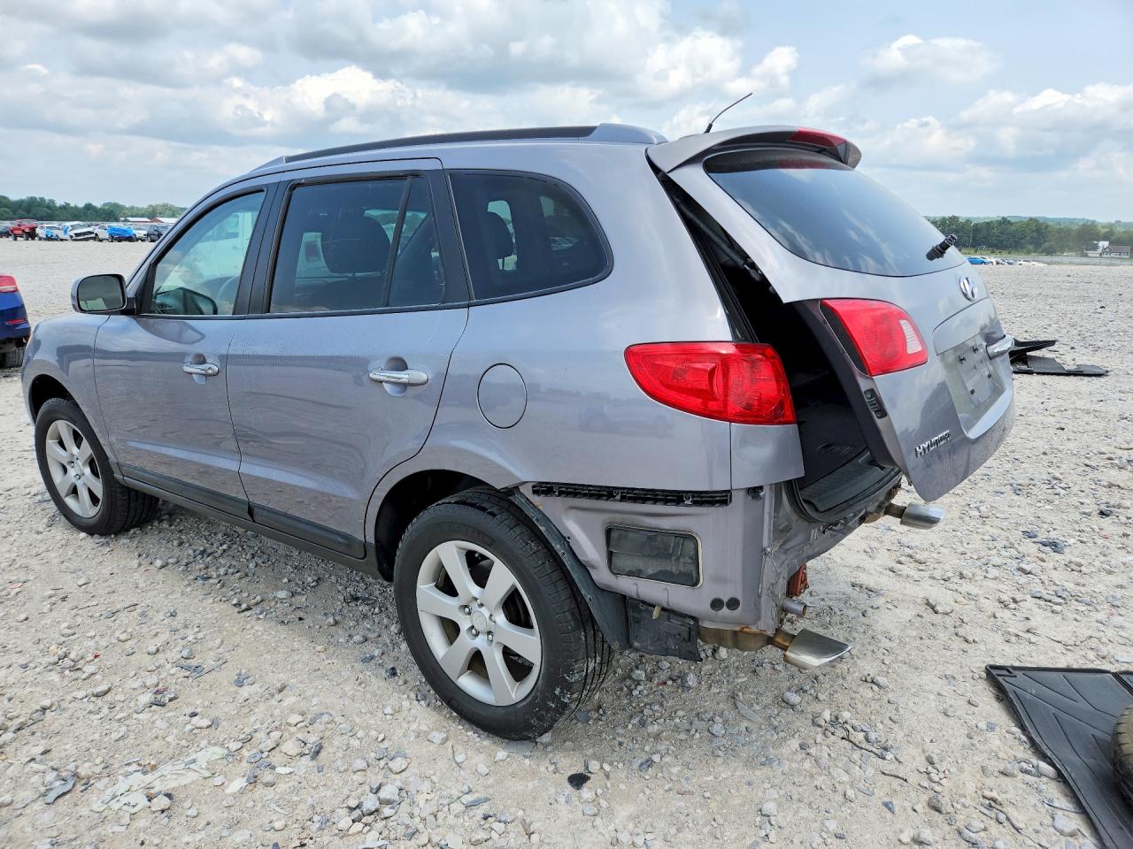 2008 Hyundai Santa Fe Se Silver vin: 5NMSH73E98H219357