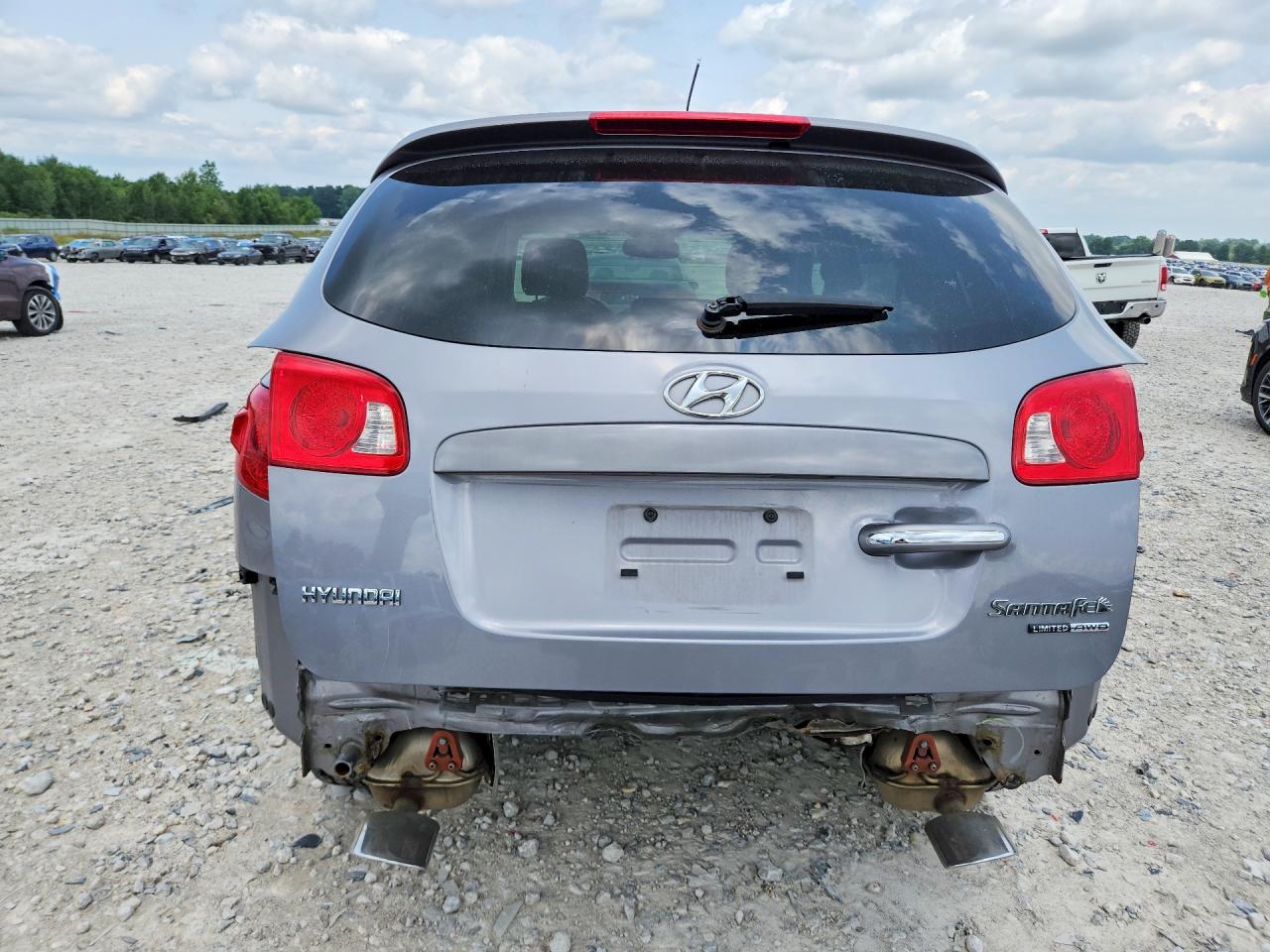 2008 Hyundai Santa Fe Se Silver vin: 5NMSH73E98H219357