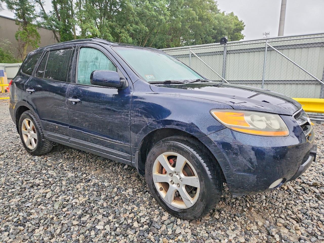 2009 Hyundai Santa Fe Limited Blue vin: 5NMSH73E99H239223