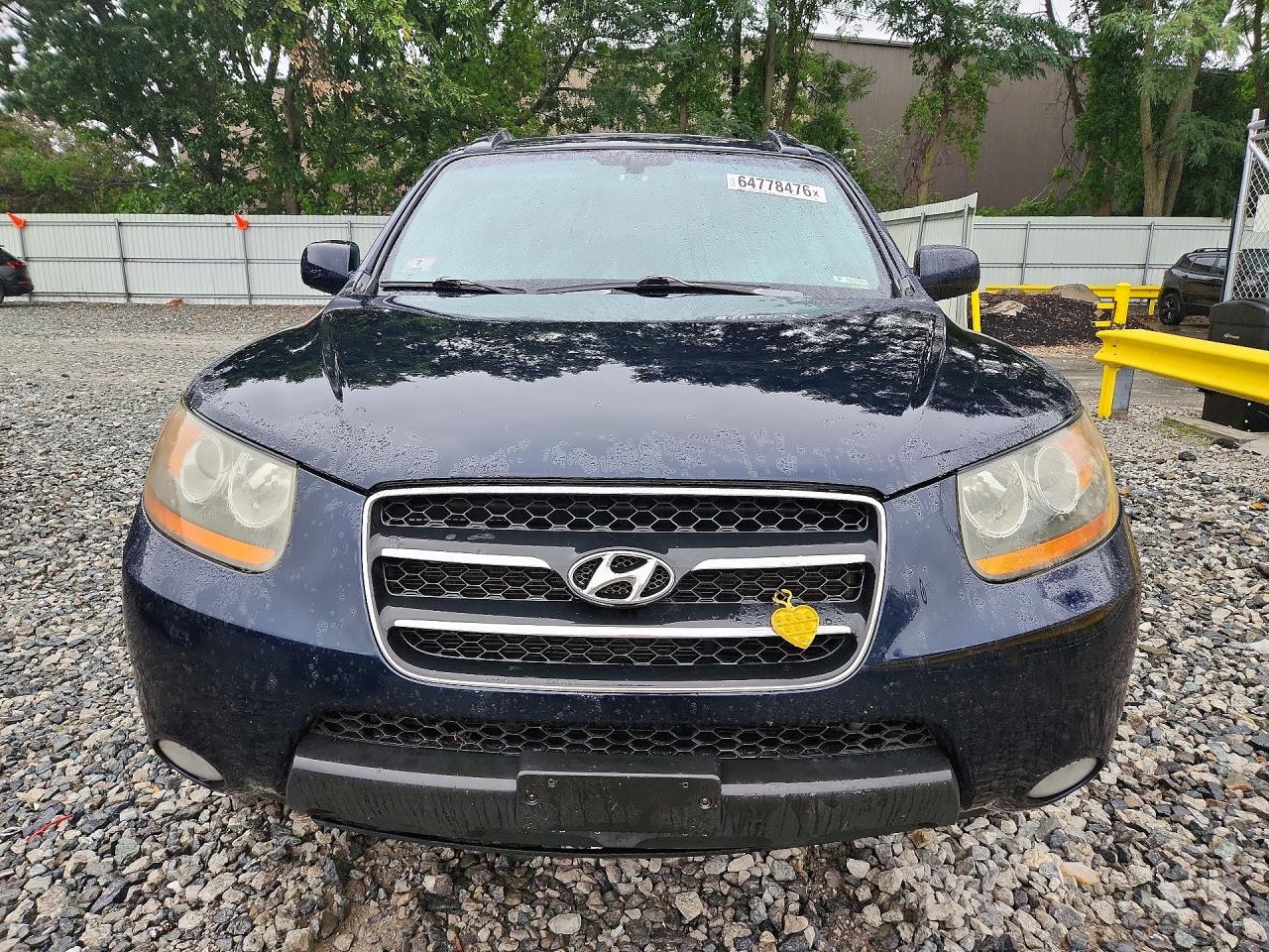 2009 Hyundai Santa Fe Limited Blue vin: 5NMSH73E99H239223