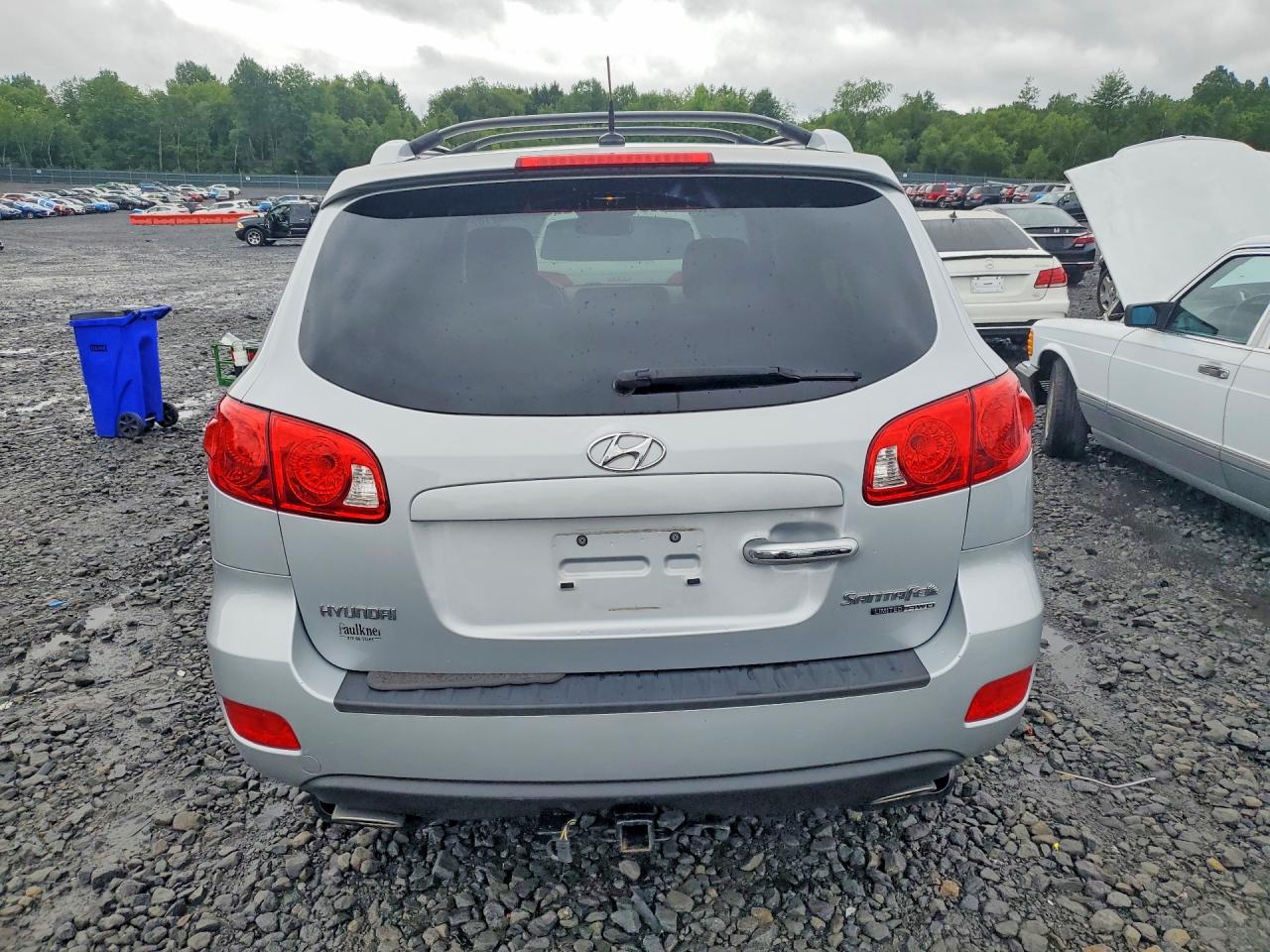 2009 Hyundai Santa Fe Limited Серебряный vin: 5NMSH73E99H278670