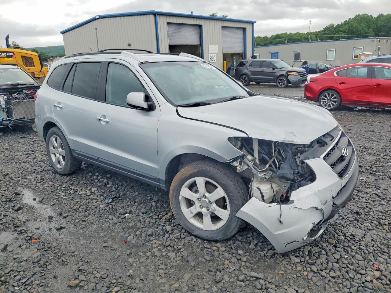 2009 Hyundai Santa Fe Limited Серебряный vin: 5NMSH73E99H278670