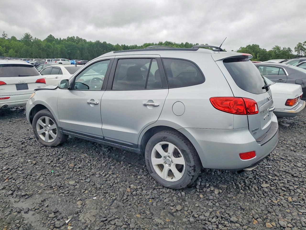 2009 Hyundai Santa Fe Limited Серебряный vin: 5NMSH73E99H278670