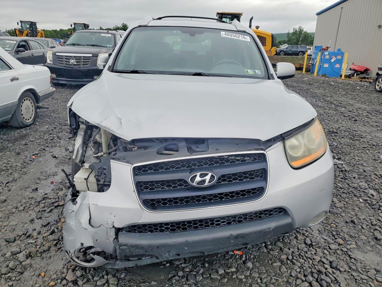 2009 Hyundai Santa Fe Limited Серебряный vin: 5NMSH73E99H278670