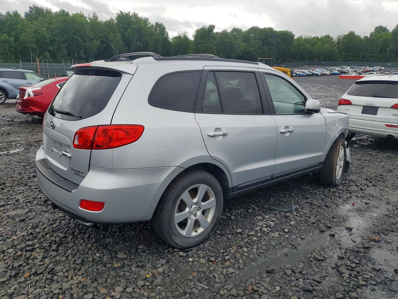 2009 Hyundai Santa Fe Limited Серебряный vin: 5NMSH73E99H278670
