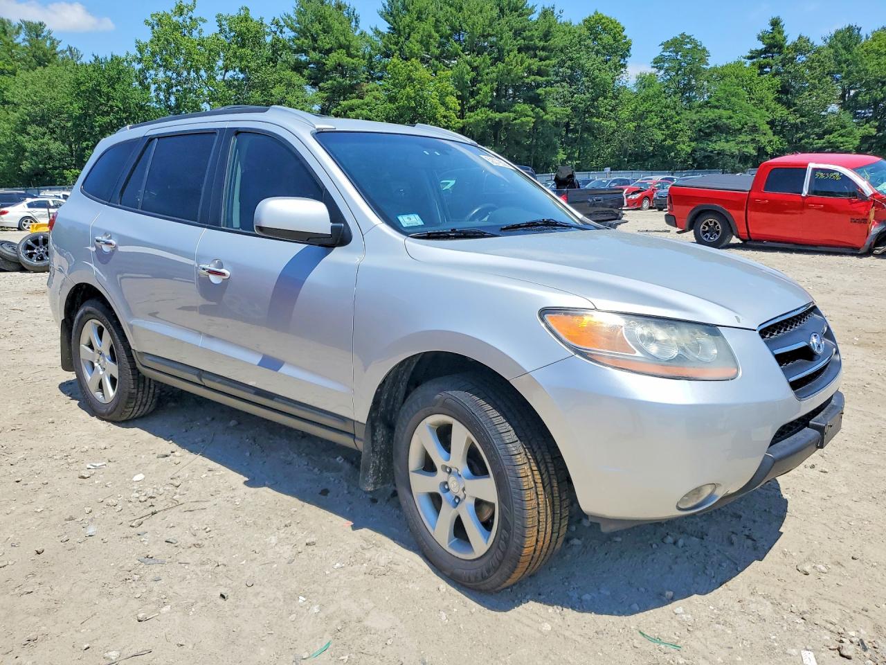 2009 Hyundai Santa Fe Limited Серебряный vin: 5NMSH73E99H287644