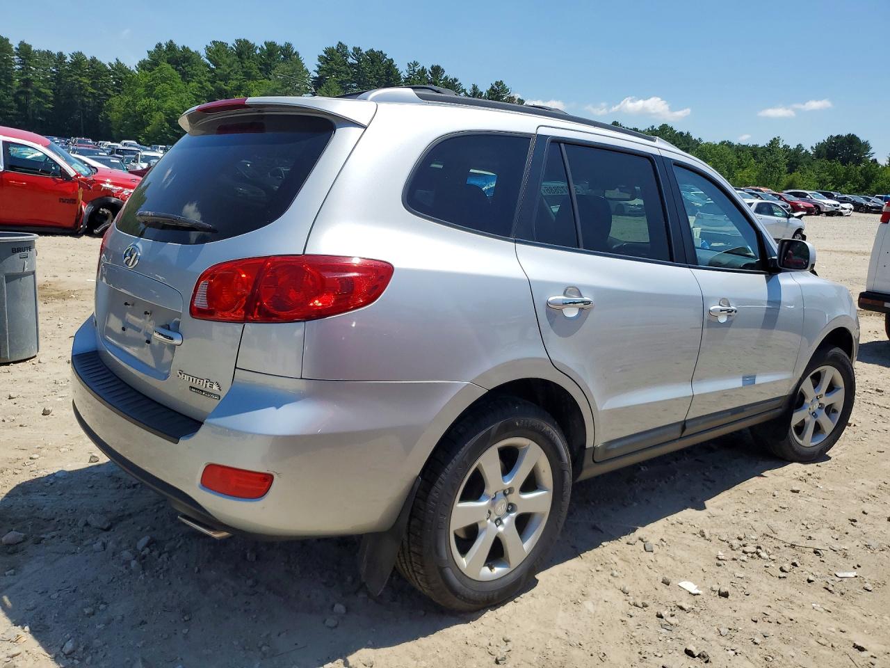 2009 Hyundai Santa Fe Limited Серебряный vin: 5NMSH73E99H287644