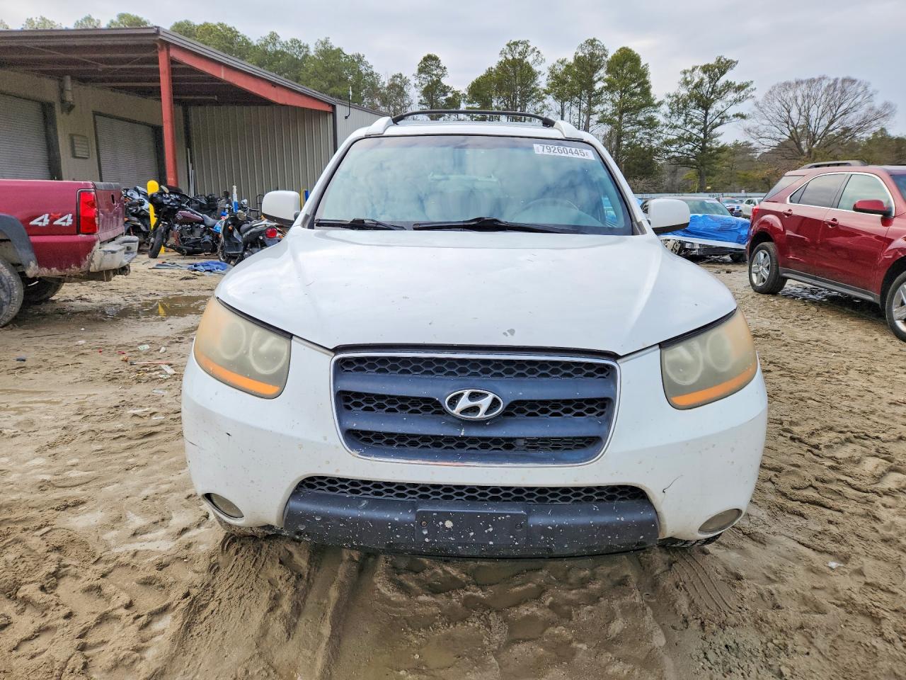 2009 Hyundai Santa Fe Se White vin: 5NMSH73E99H294285