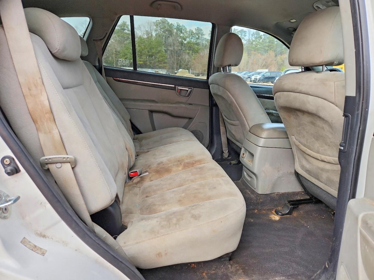 2009 Hyundai Santa Fe Se White vin: 5NMSH73E99H294285