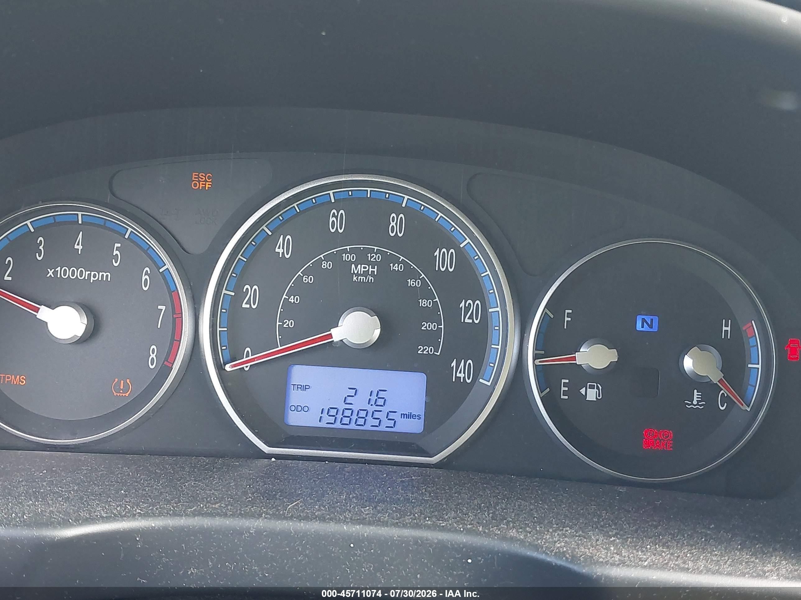 2009 Hyundai Santa Fe Limited Black vin: 5NMSH73E99H296392