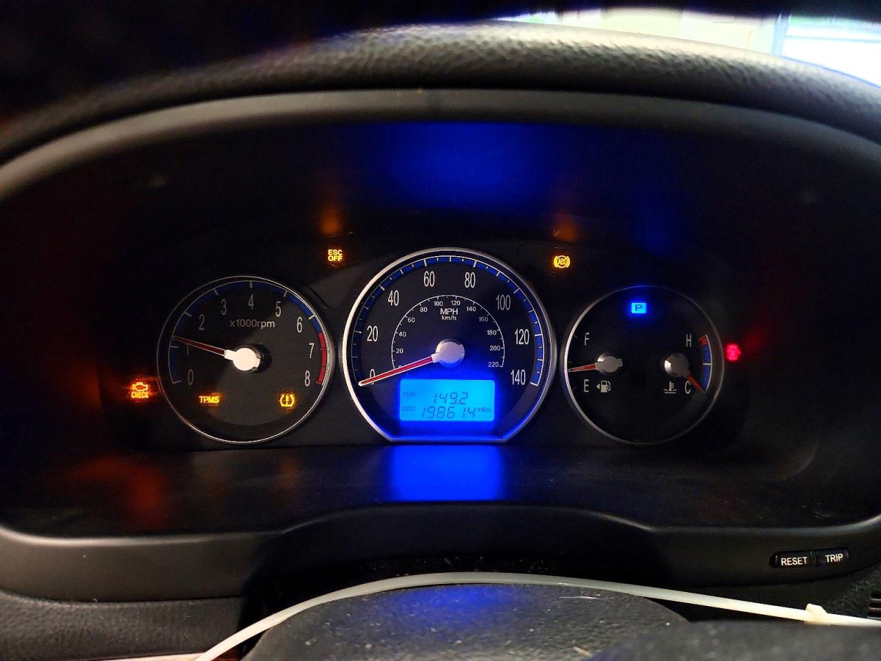 2009 Hyundai Santa Fe Blue vin: 5NMSH73E99H308511
