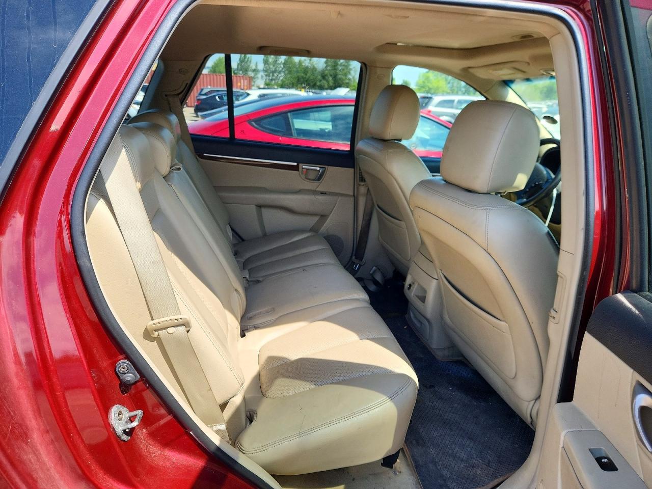 2007 Hyundai Santa Fe Se Maroon vin: 5NMSH73EX7H070231