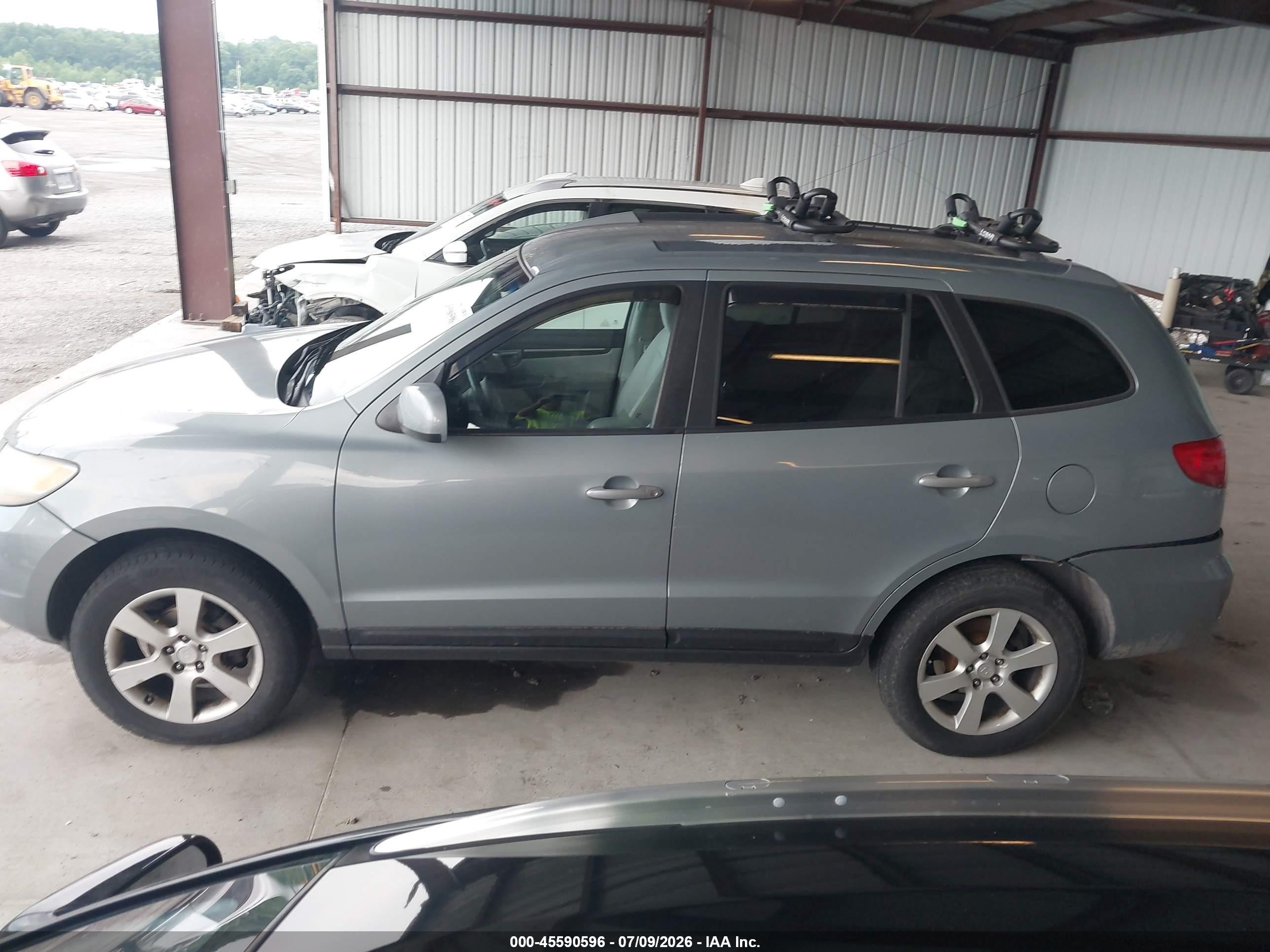 2007 Hyundai Santa Fe Limited/se Gray vin: 5NMSH73EX7H127396