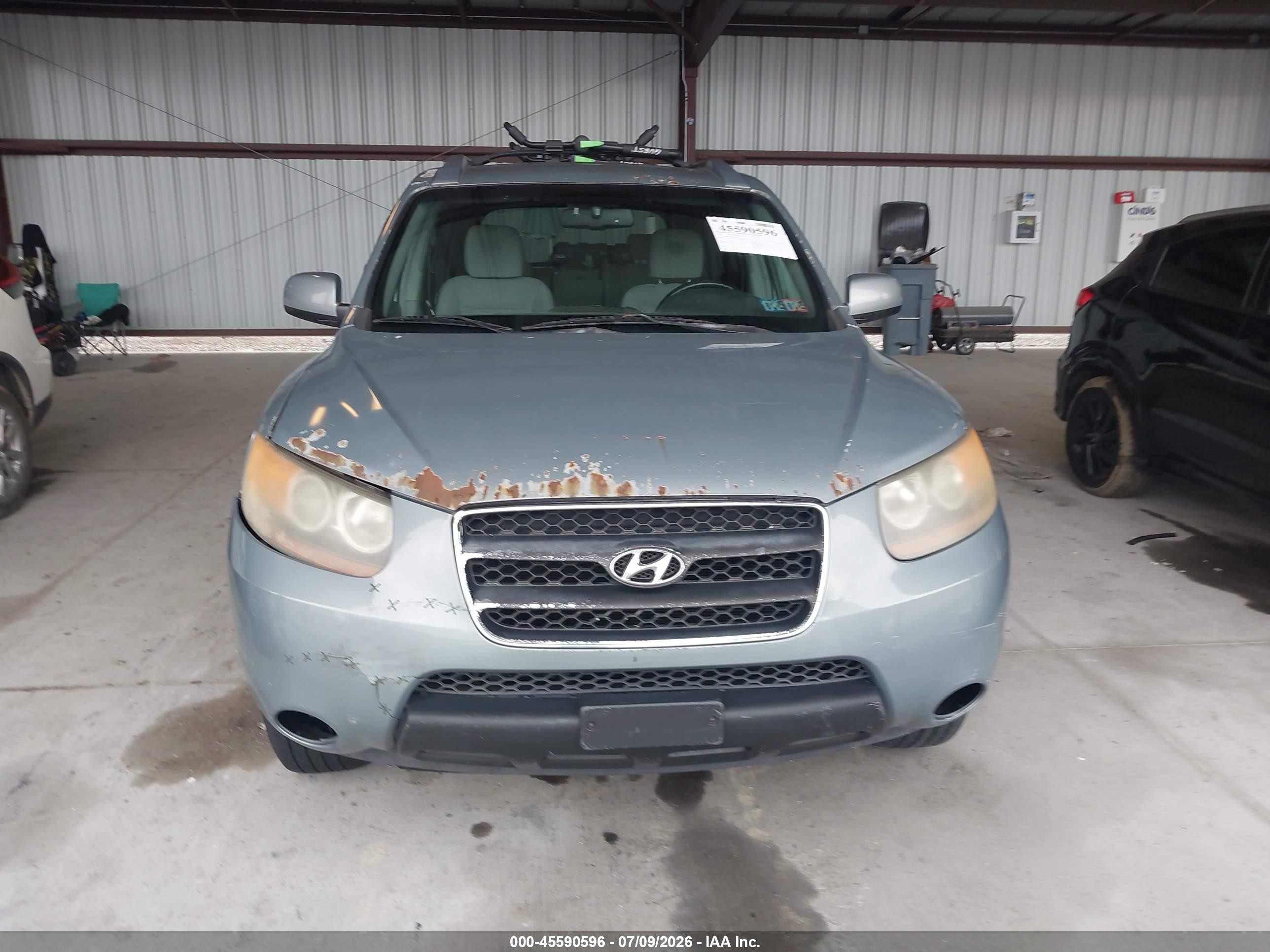 2007 Hyundai Santa Fe Limited/se Gray vin: 5NMSH73EX7H127396