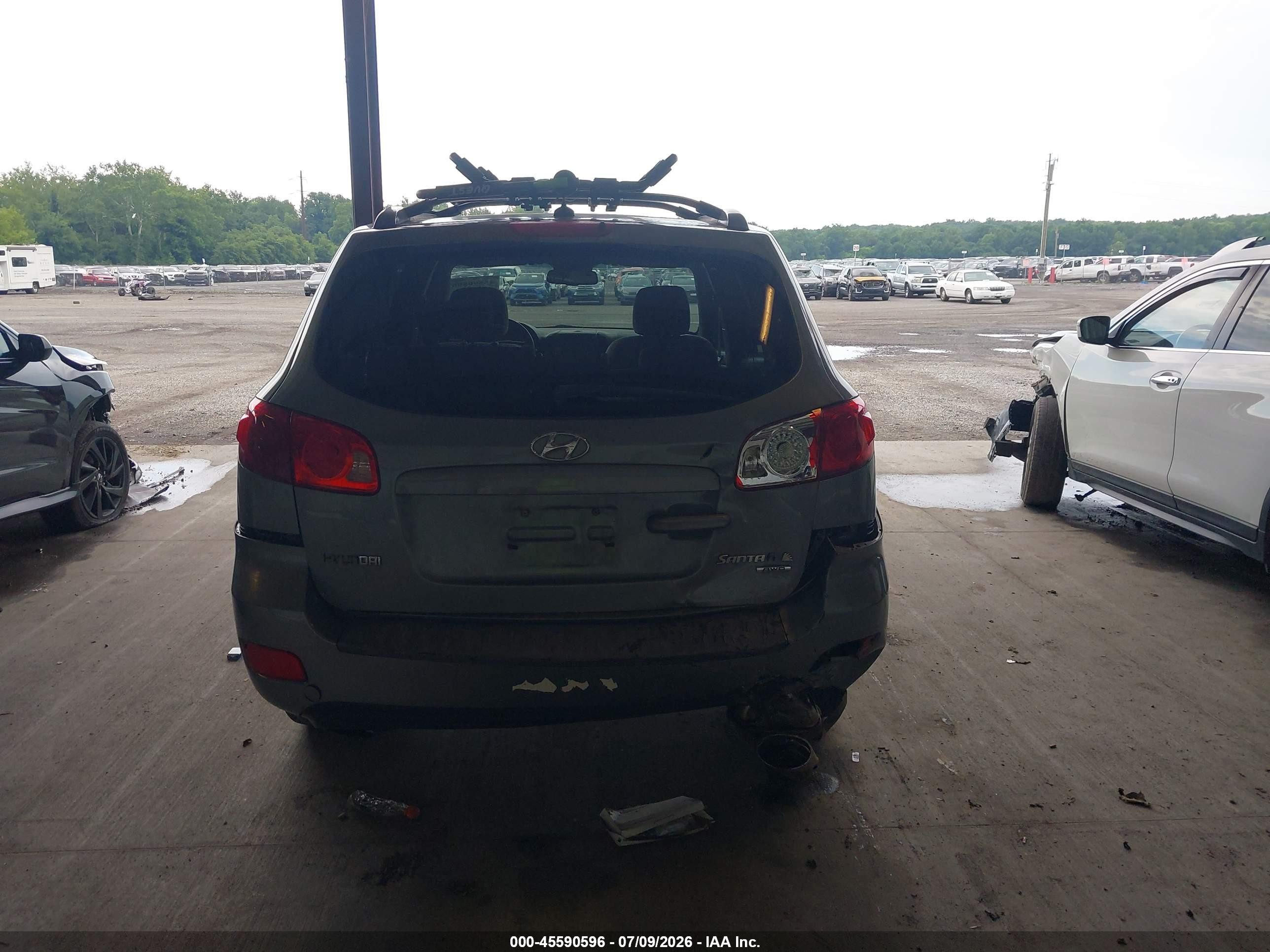2007 Hyundai Santa Fe Limited/se Gray vin: 5NMSH73EX7H127396