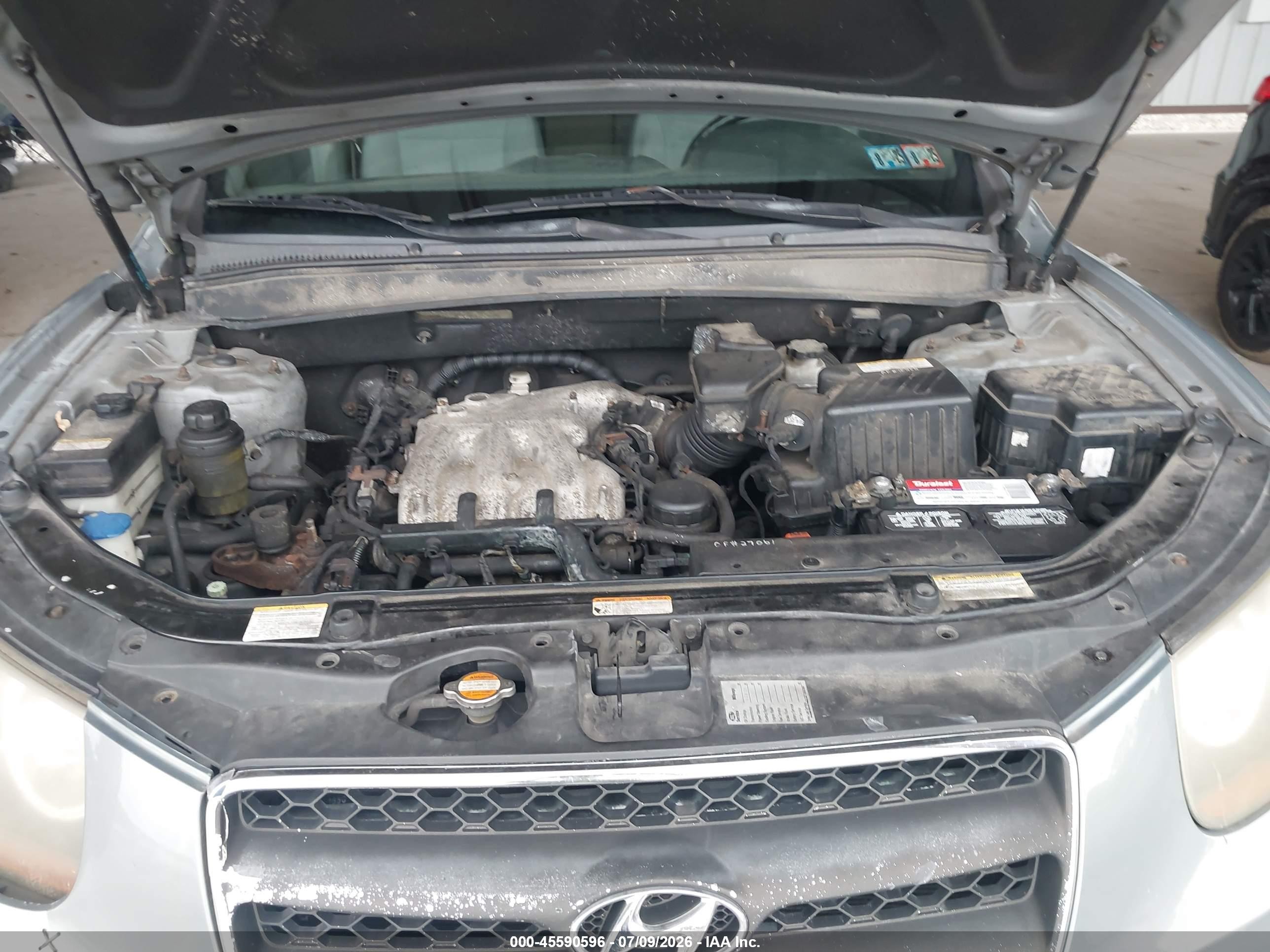 2007 Hyundai Santa Fe Limited/se Gray vin: 5NMSH73EX7H127396
