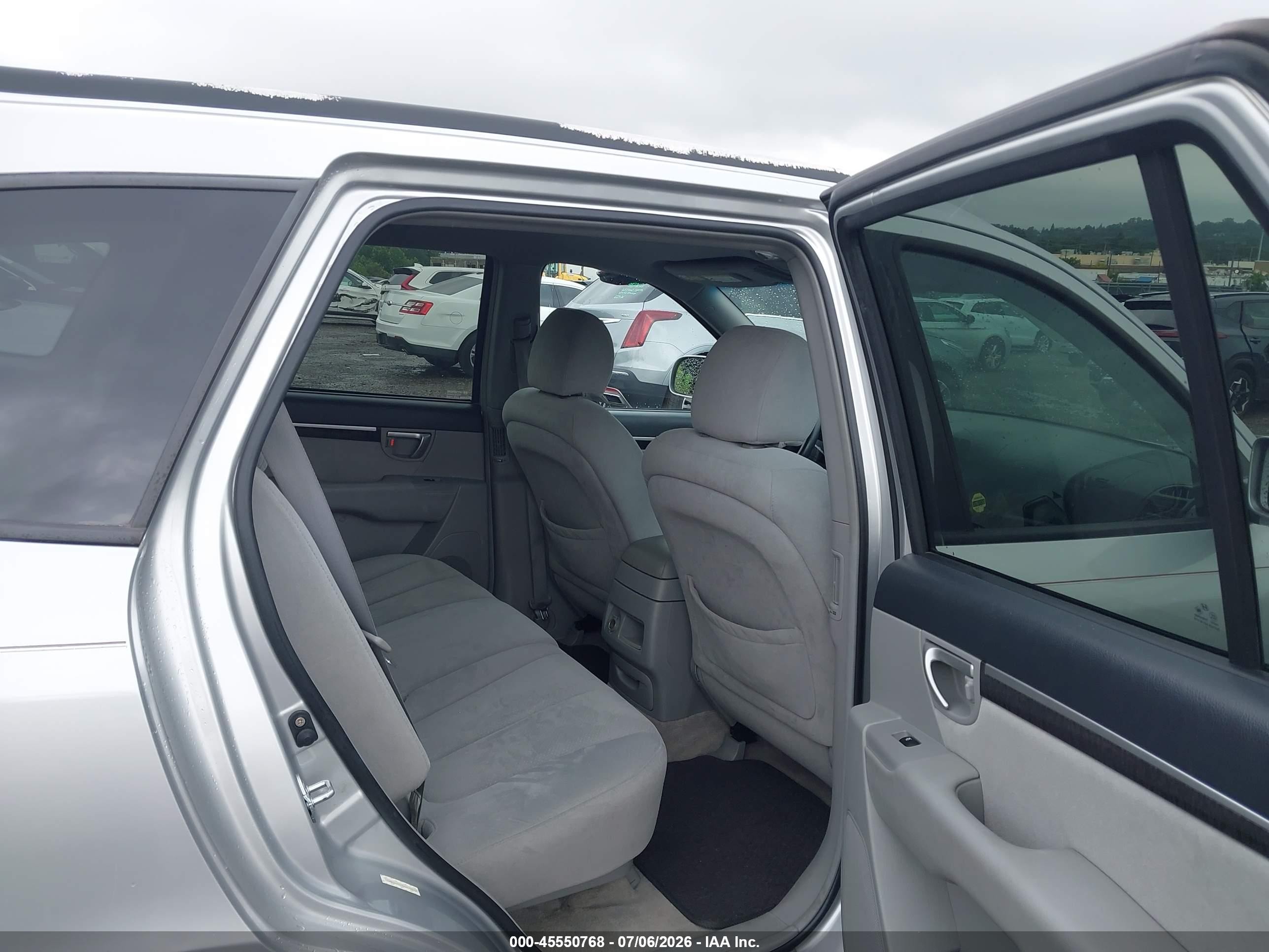 2008 Hyundai Santa Fe Limited/se Silver vin: 5NMSH73EX8H178852