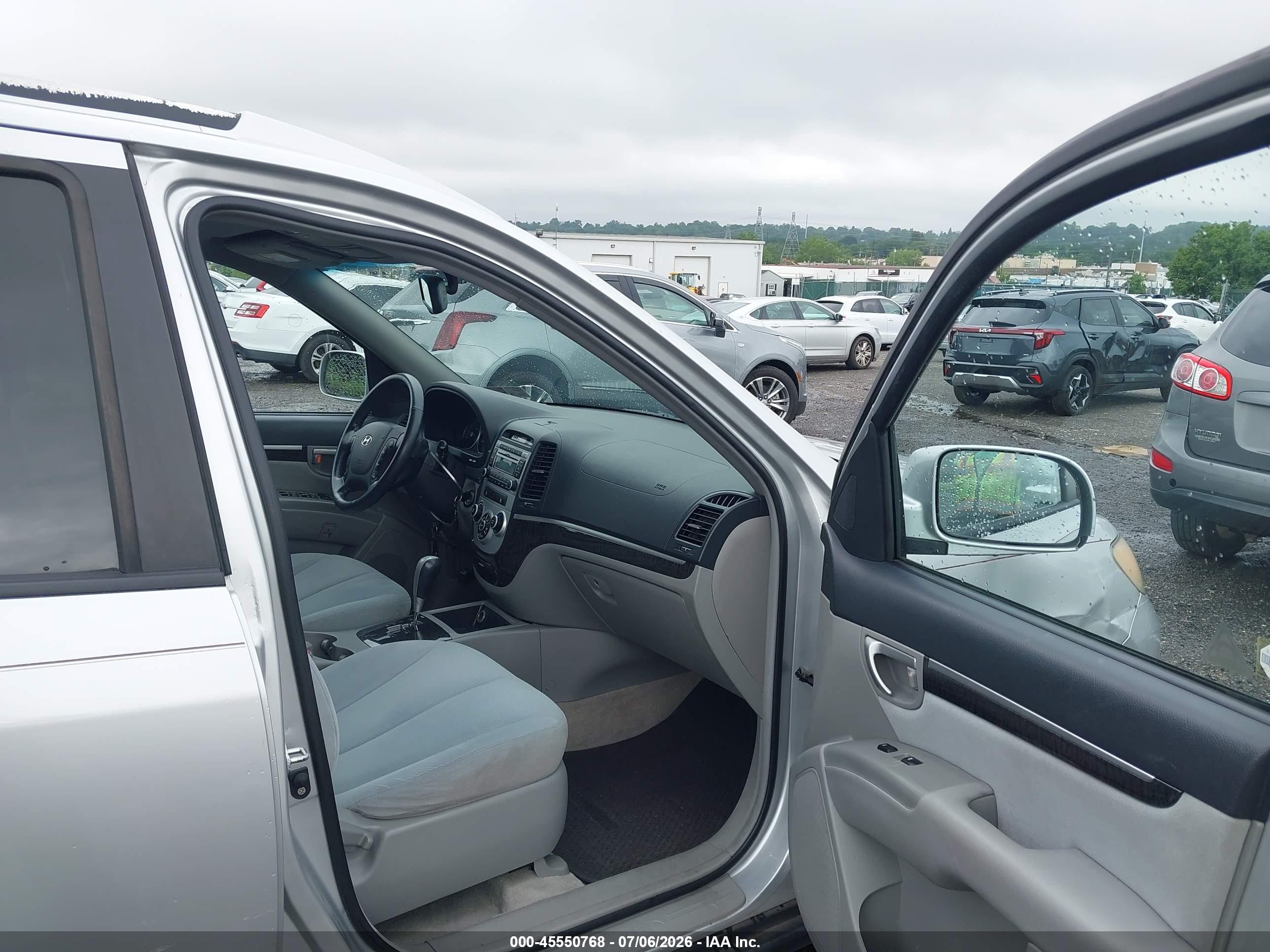 2008 Hyundai Santa Fe Limited/se Silver vin: 5NMSH73EX8H178852