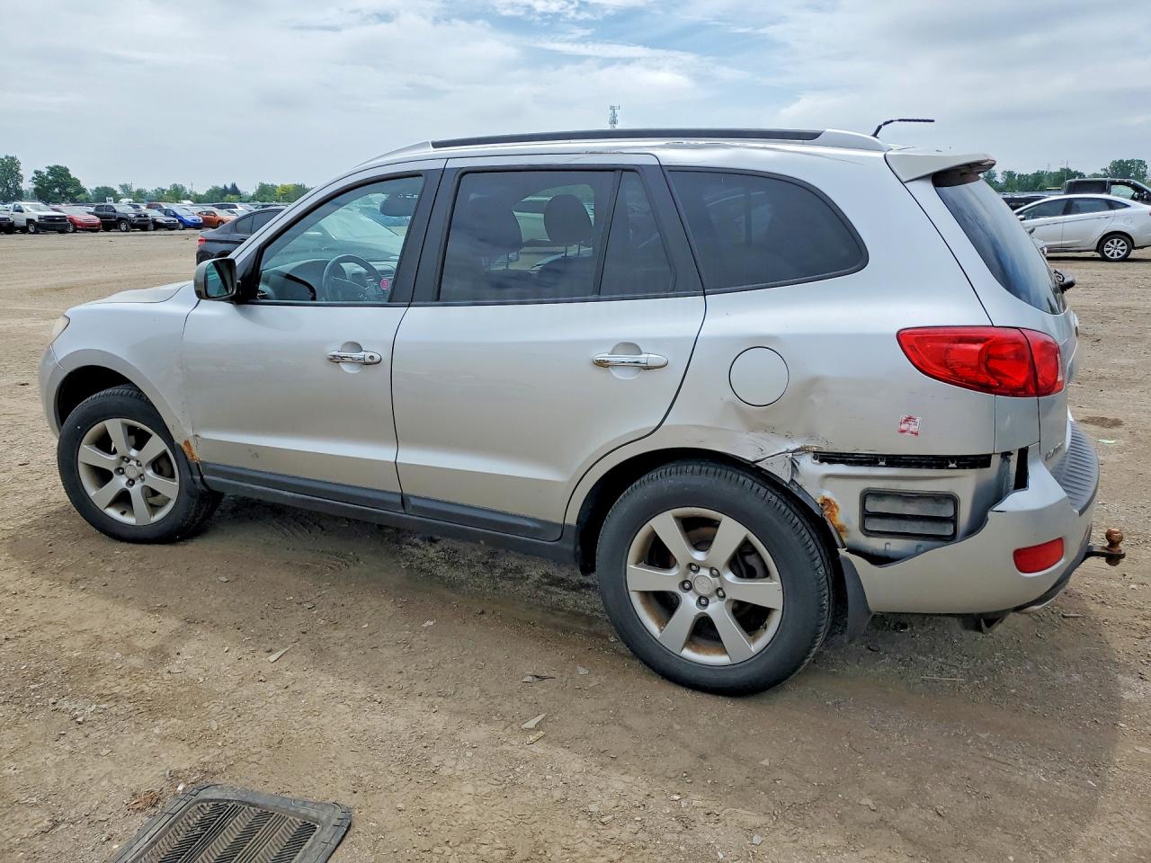 2008 Hyundai Santa Fe Se Серебряный vin: 5NMSH73EX8H185607