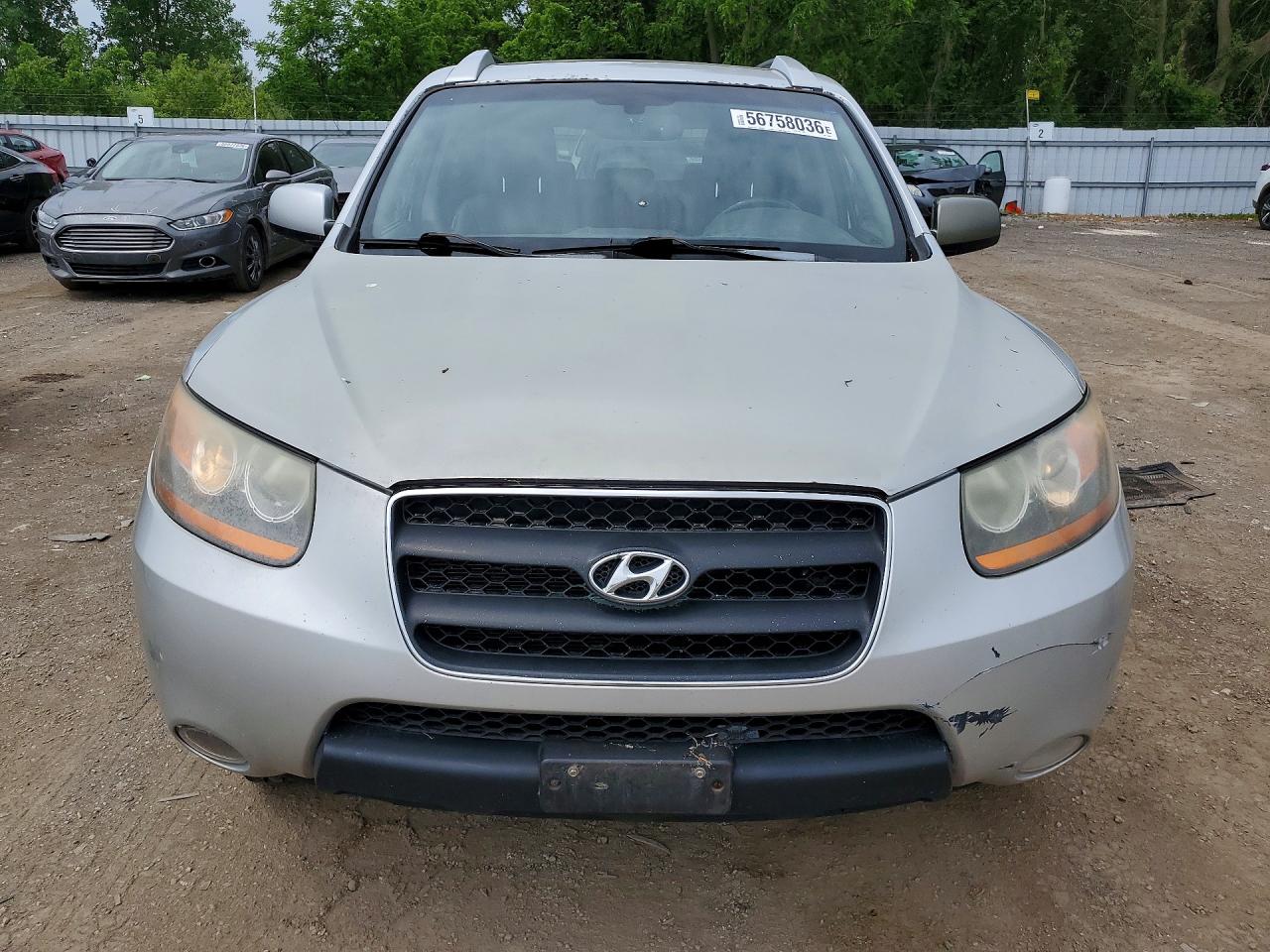 2008 Hyundai Santa Fe Se Серебряный vin: 5NMSH73EX8H185607
