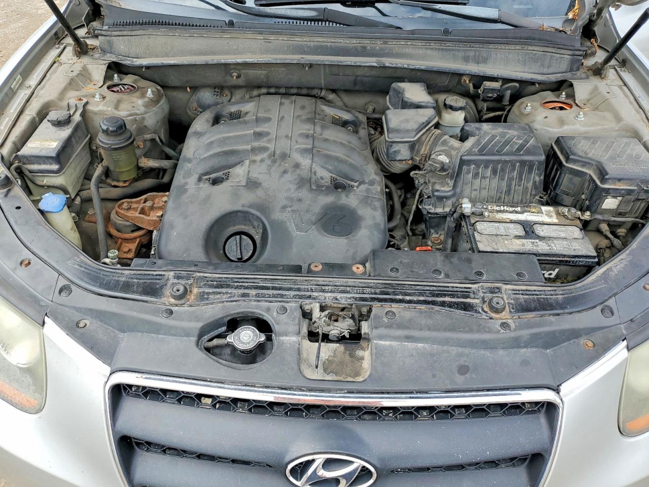 2008 Hyundai Santa Fe Se Серебряный vin: 5NMSH73EX8H185607