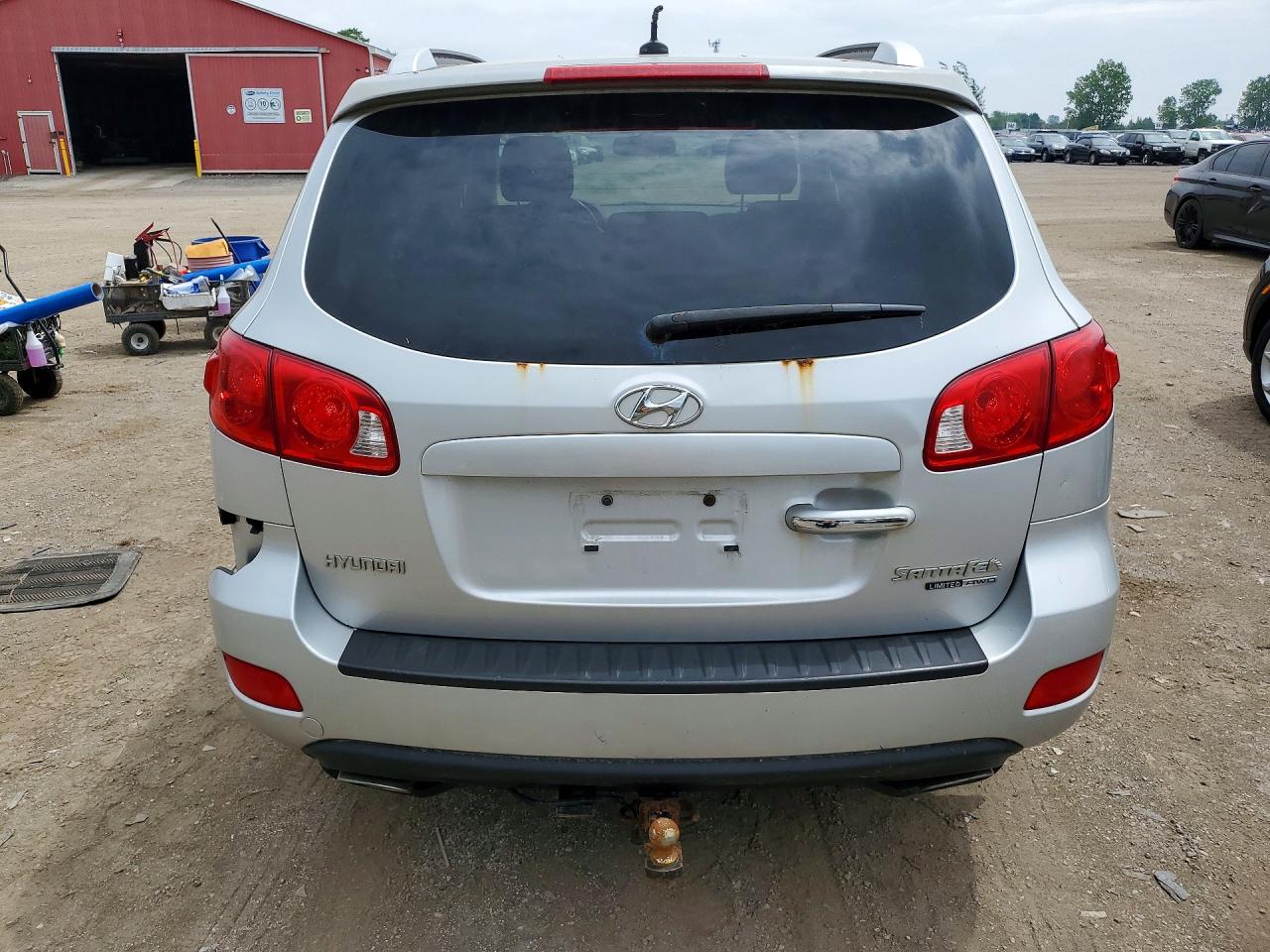 2008 Hyundai Santa Fe Se Серебряный vin: 5NMSH73EX8H185607