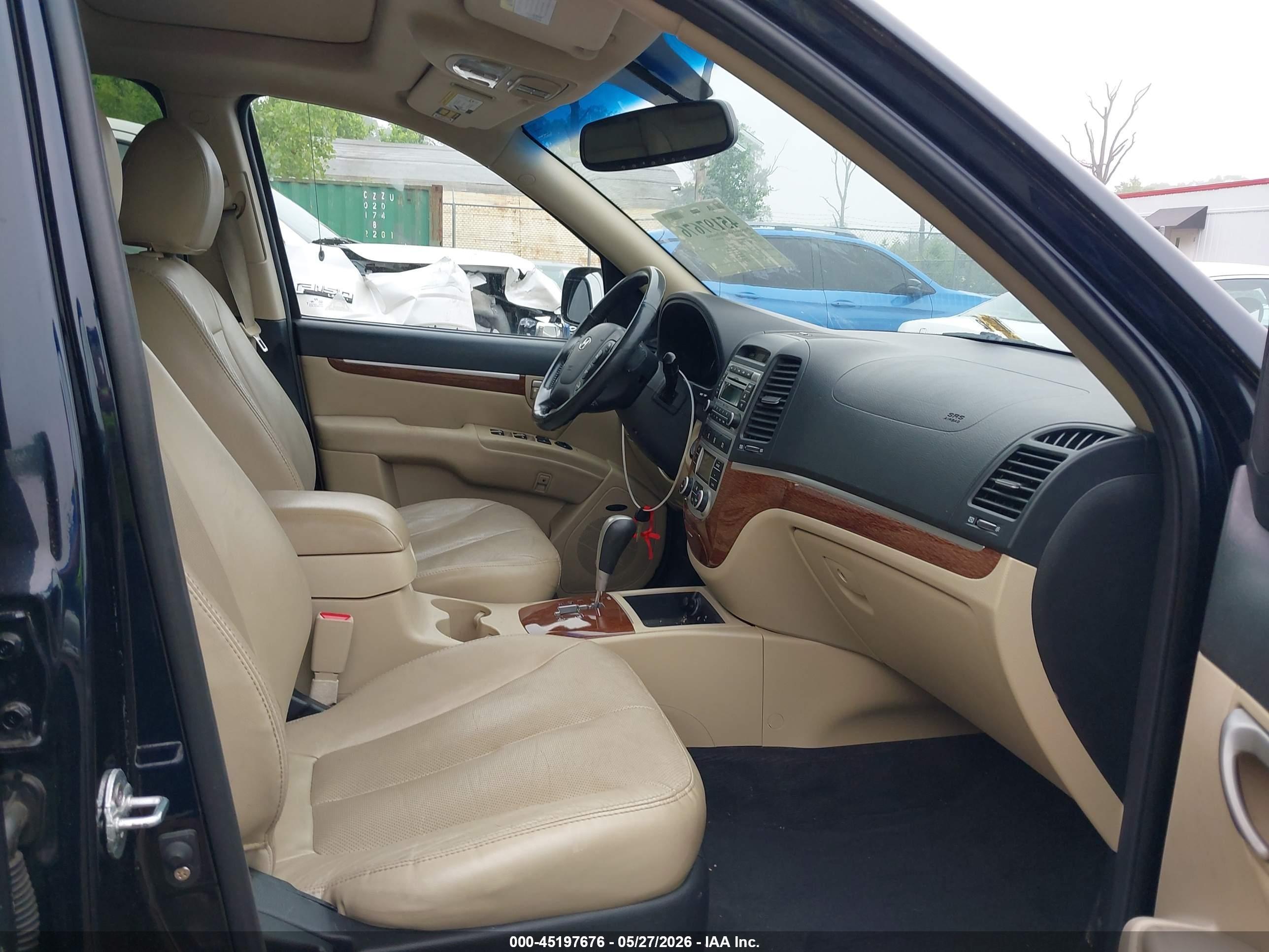 2008 Hyundai Santa Fe Limited/se Dark Blue vin: 5NMSH73EX8H186949