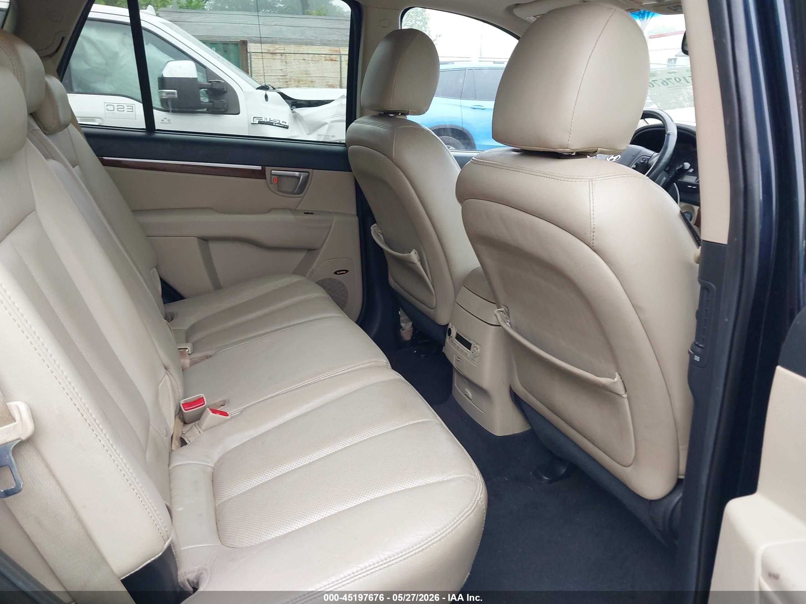 2008 Hyundai Santa Fe Limited/se Dark Blue vin: 5NMSH73EX8H186949
