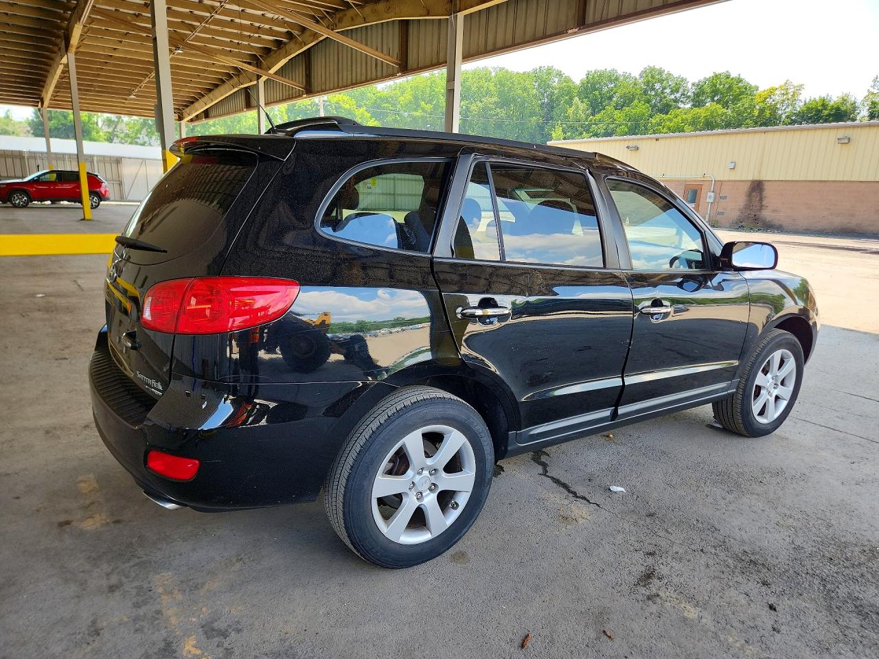 2008 Hyundai Santa Fe Se Black vin: 5NMSH73EX8H193321