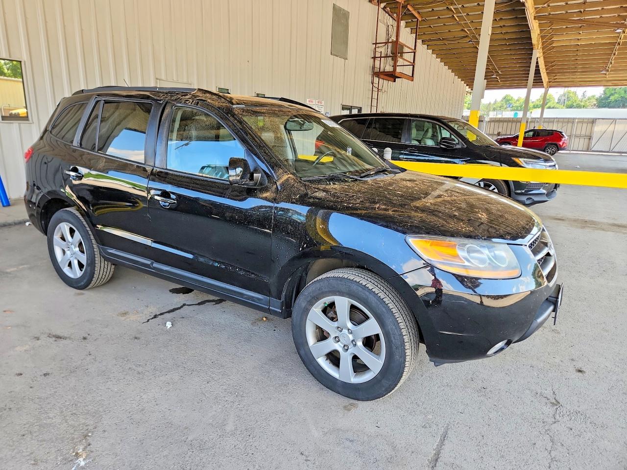 2008 Hyundai Santa Fe Se Black vin: 5NMSH73EX8H193321