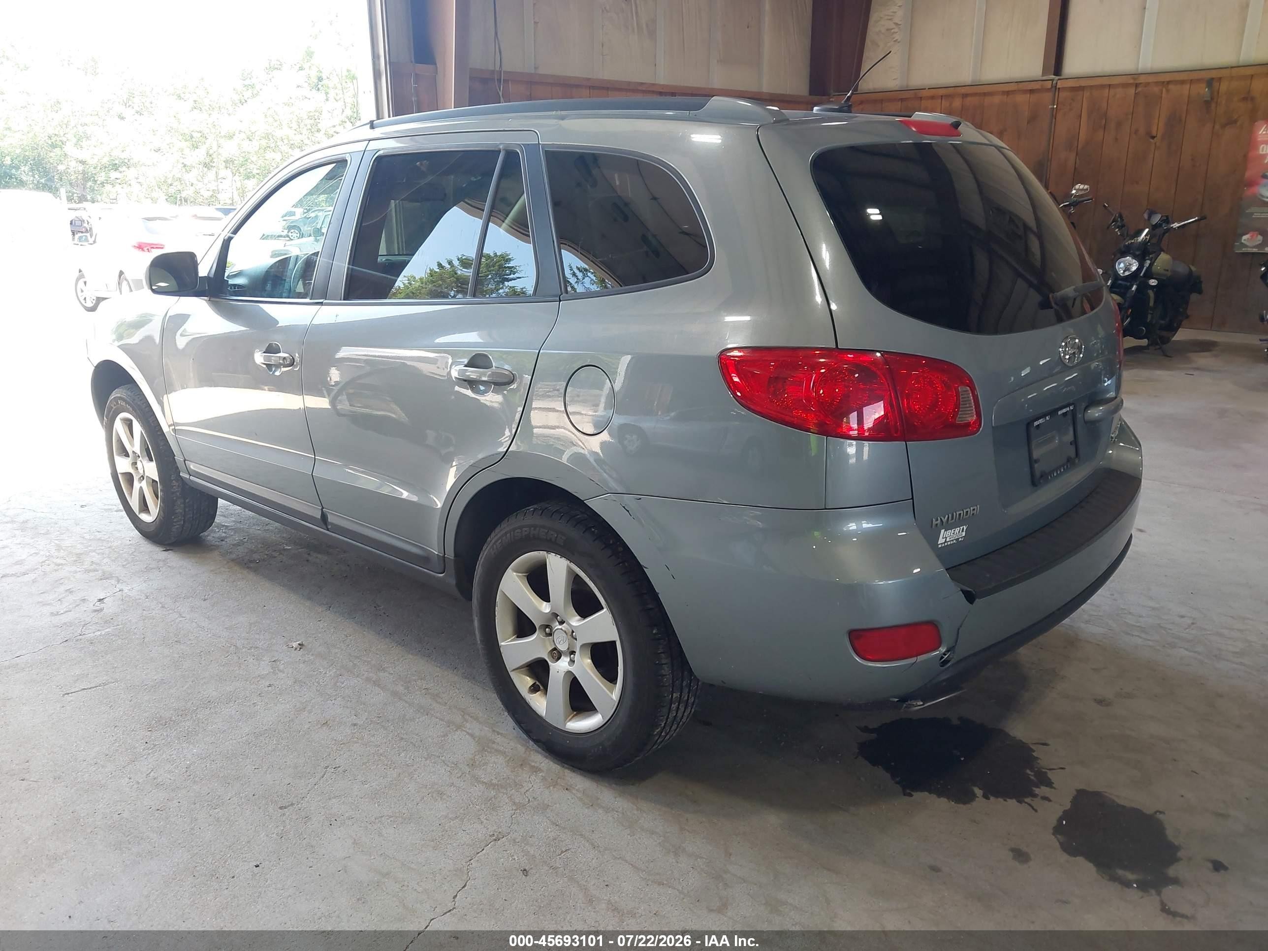 2008 Hyundai Santa Fe Limited/se Gray vin: 5NMSH73EX8H221831