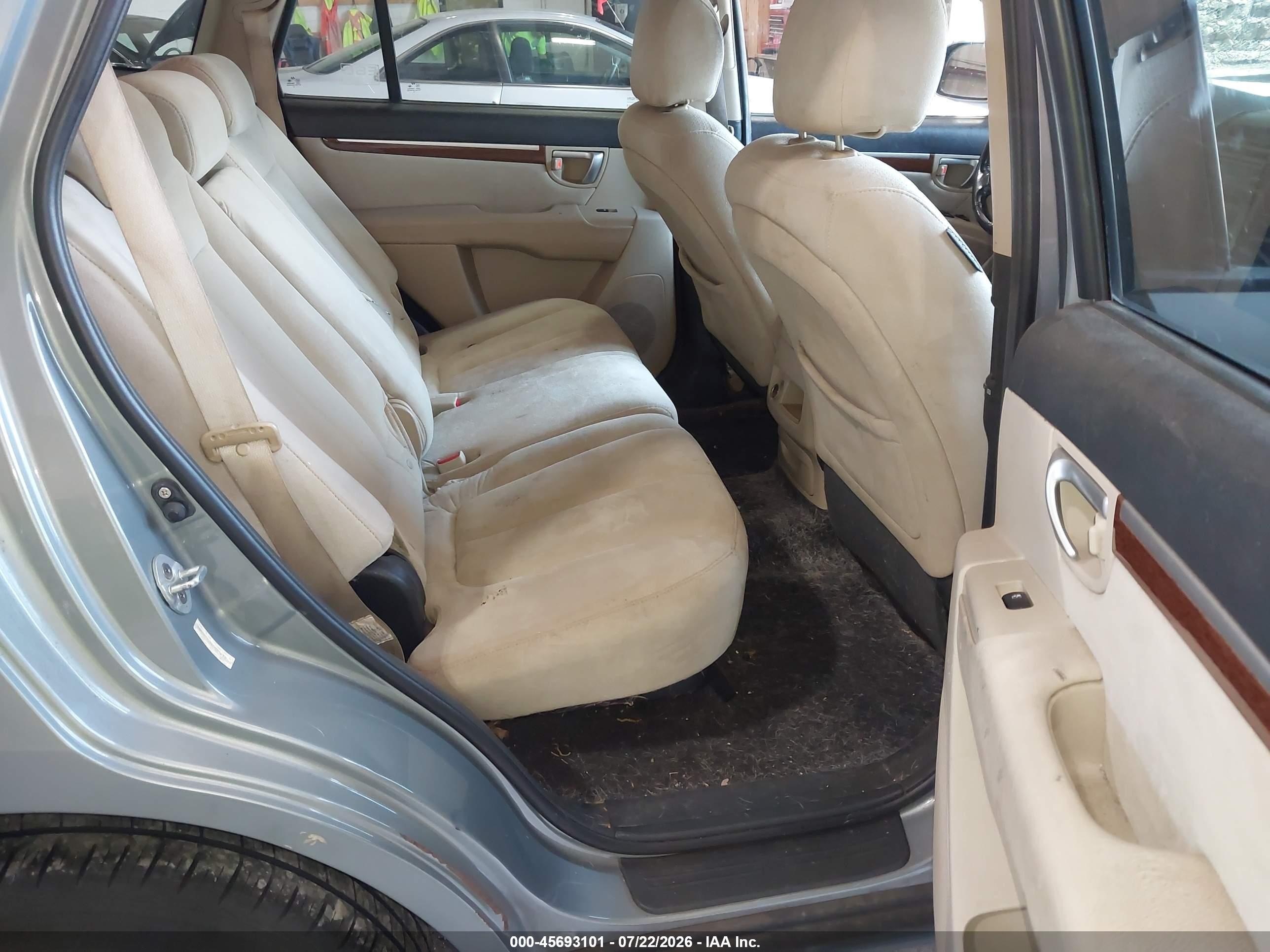 2008 Hyundai Santa Fe Limited/se Gray vin: 5NMSH73EX8H221831